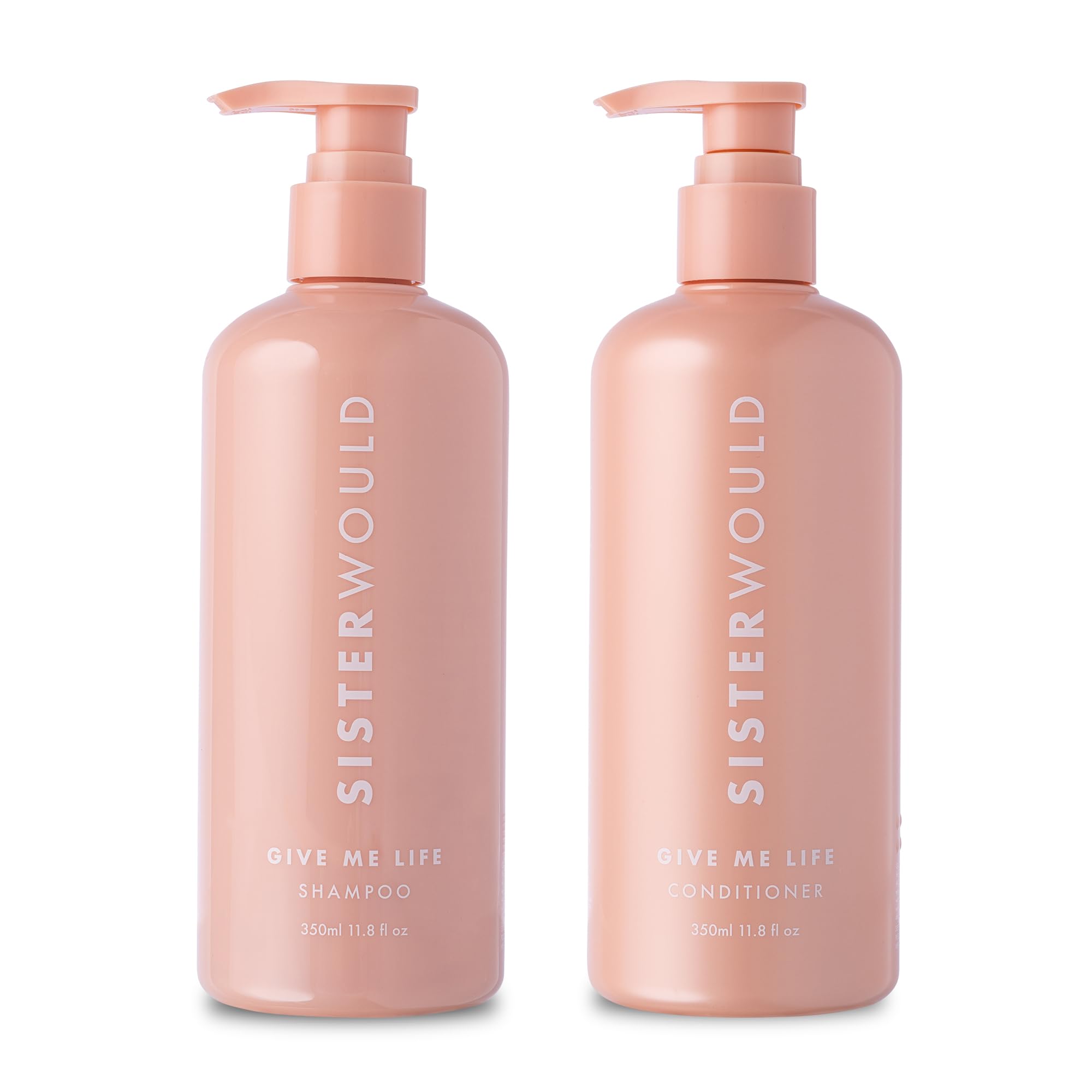 Give Me Life Hydrating Shampoo & Conditioner Set - Moisturizing Formula for Hair Growth & Smoothing Care | All Hair Types Including Colored & Oily Hair | Perfect for Daily Use, Salon Results at Home & Travel Essentials