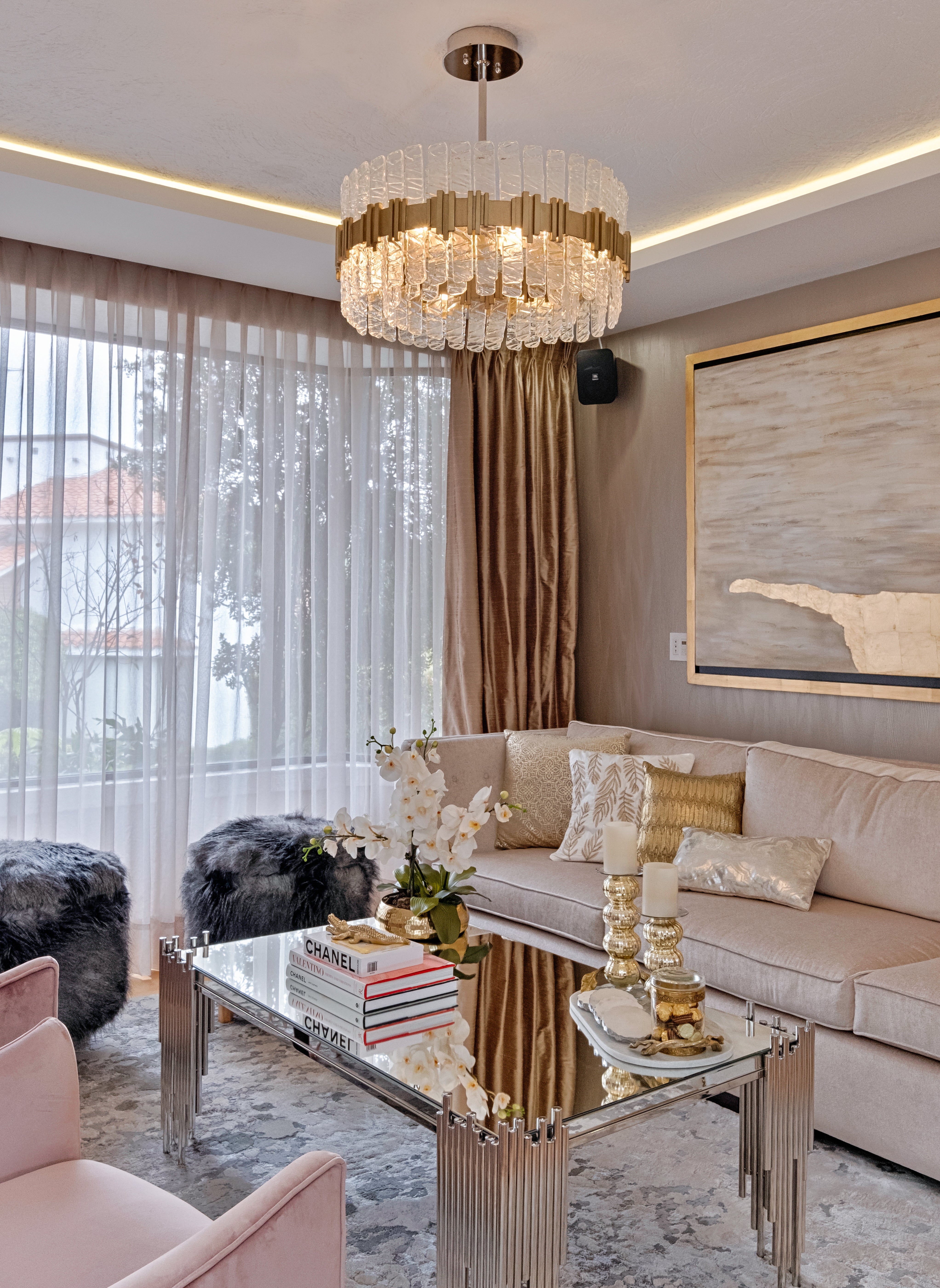 Ciro 5/8Lt Silver Leaf Pendant Light Fixture - Elegant Dining Room & Bedroom Ceiling Lighting for Modern Homes