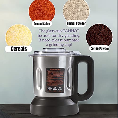 Joydeem VK-1802 1000W Countertop Blender with Vacuum Pump - 59oz Large Capacity for Soy Milk, Soup, Porridge, Milkshakes & Juicing - Pre-set Programs & Keep Warm Function - Perfect for Smoothies, Meal Prep & Healthy Drinks - Black