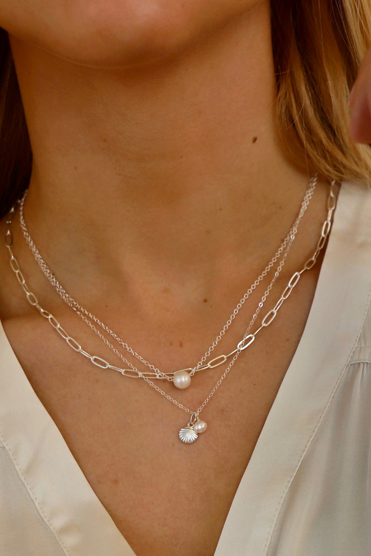 KAI Silver Necklace for Women - Elegant & Minimalist Jewelry Gift for Her - Perfect for Everyday Wear, Date Nights & Special Occasions