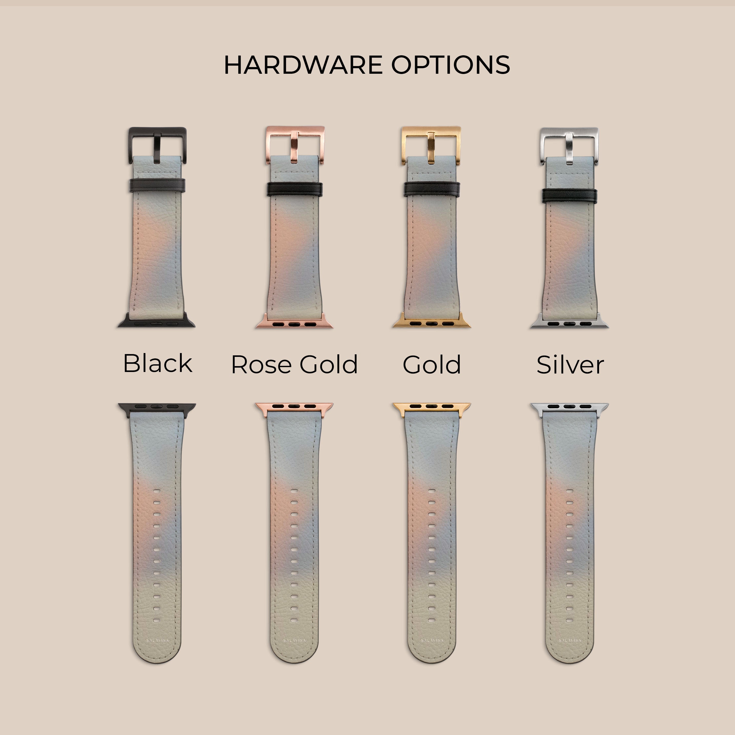 Premium Sky Haze Apple Watch Band - Soft Silicone Replacement Strap for Apple Watch Series 9/8/7/6/SE/5/4/3/2/1 - Comfortable & Durable Sport Loop for Workout, Running & Everyday Wear