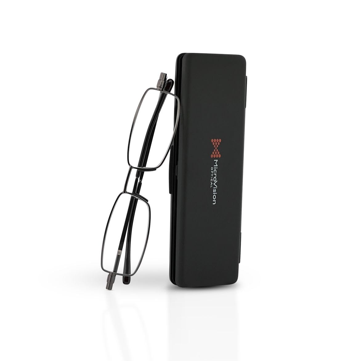 Foldable Reading Glasses with Slim Frame & Compact Case for Men and Women - Perfect for Travel, Reading, and Everyday Use