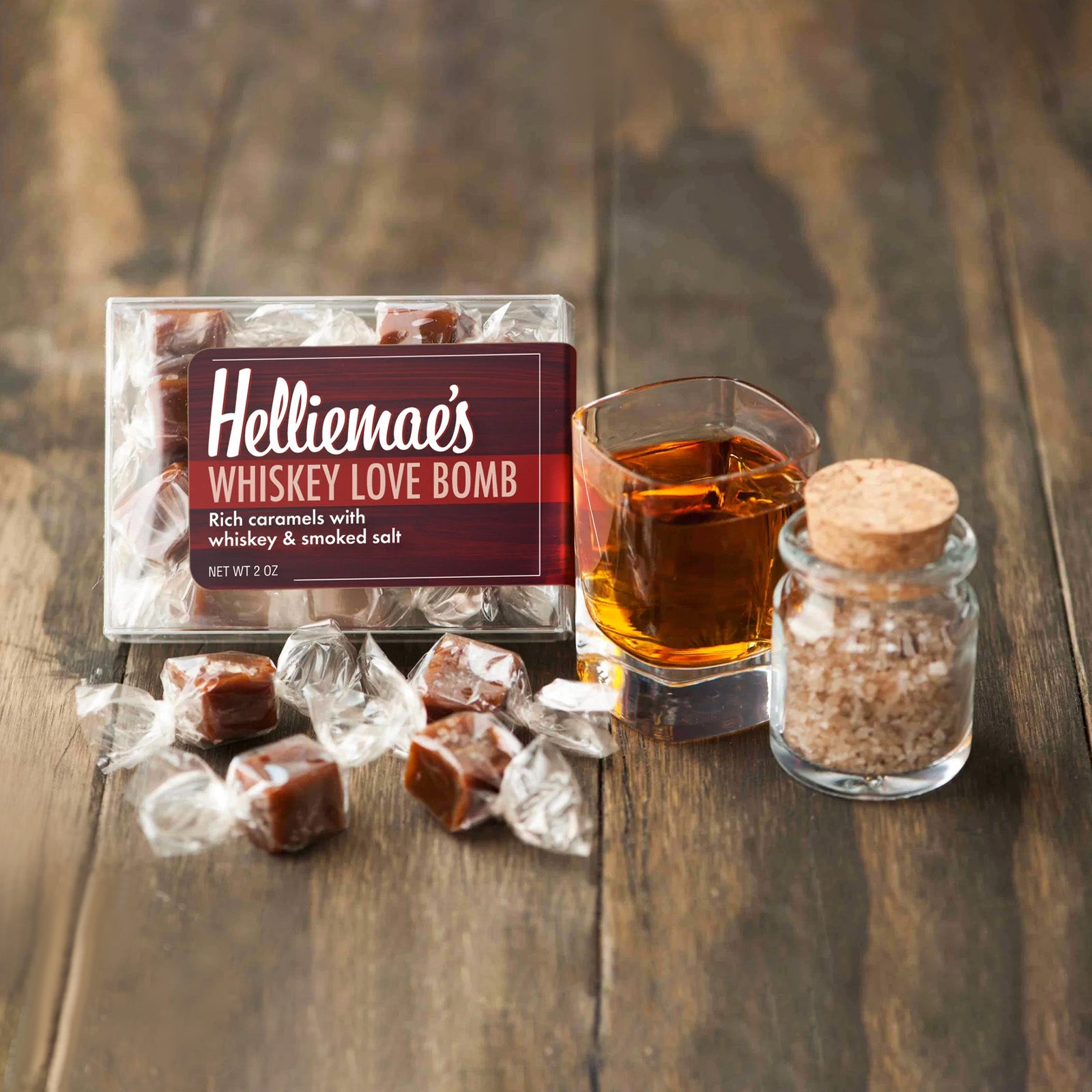 Helliemae's Gourmet Caramels - Handmade Soft & Chewy Caramels in Assorted Flavors - Perfect for Gifts, Parties & Dessert Toppings