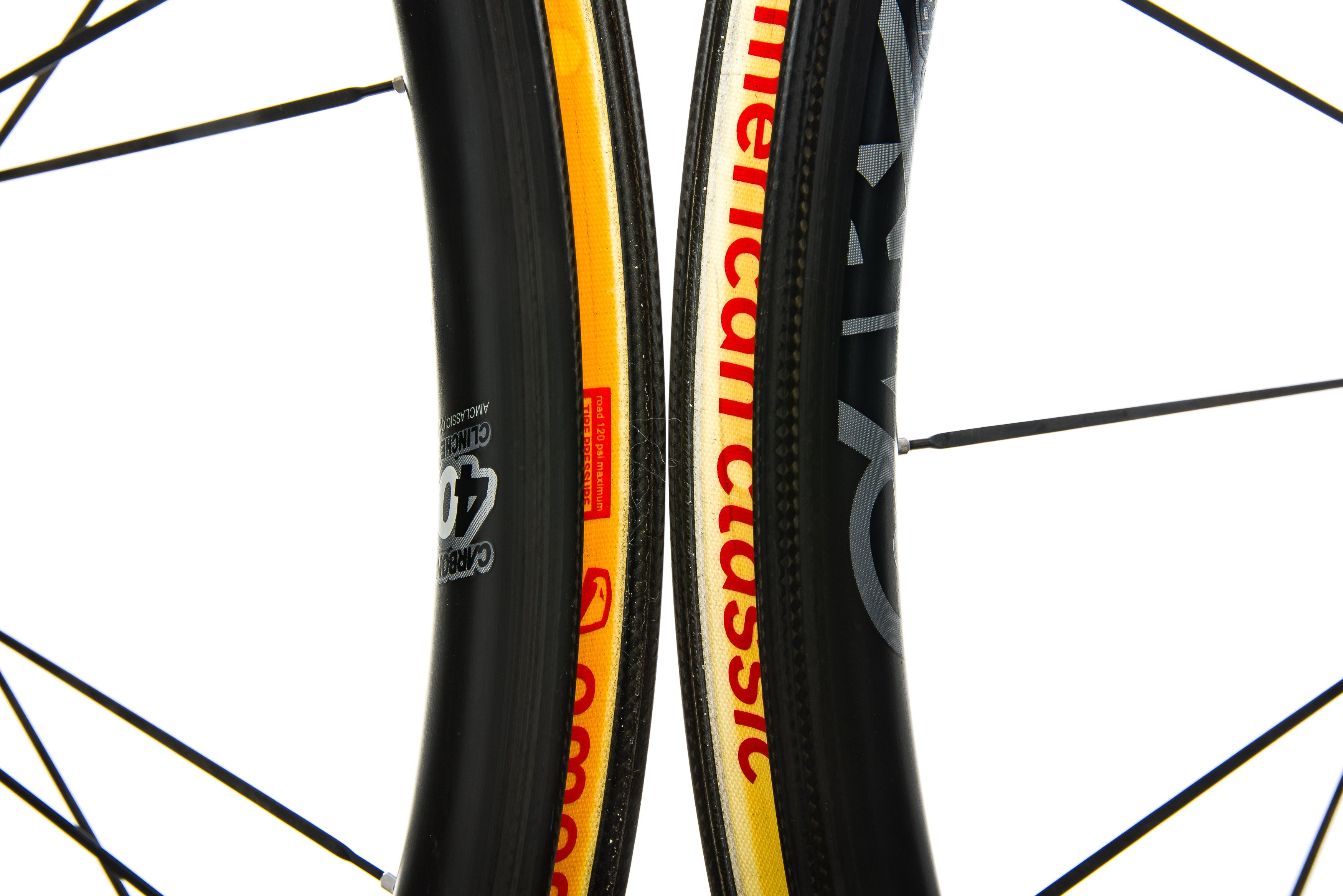 American Classic Carbon 40 Clincher 700c Wheelset - Lightweight Road Bike Wheels for Racing & Training - Perfect for Road Cycling, Triathlons & Endurance Rides