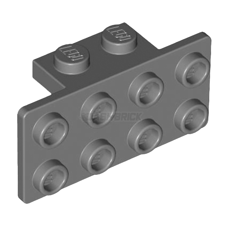 LEGO Bracket 1x2 & 2x4 Dark Gray Building Brick [93274] - Perfect for LEGO Technic Models, DIY Construction, and Creative Play