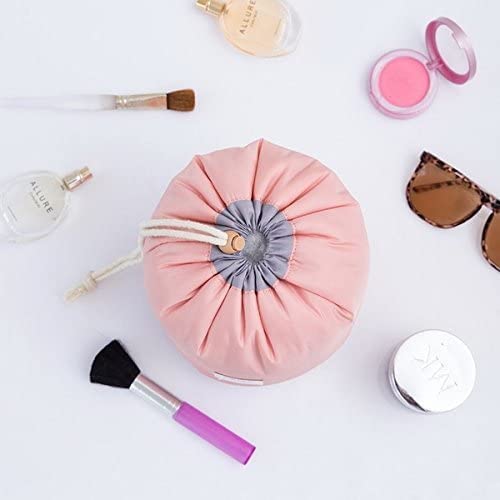 Emergity Women's Travel Makeup Bag - Portable Cosmetic Organizer Pouch for Toiletries & Beauty Essentials - Perfect for Vacation, Gym, and Daily Use (Multicolor)