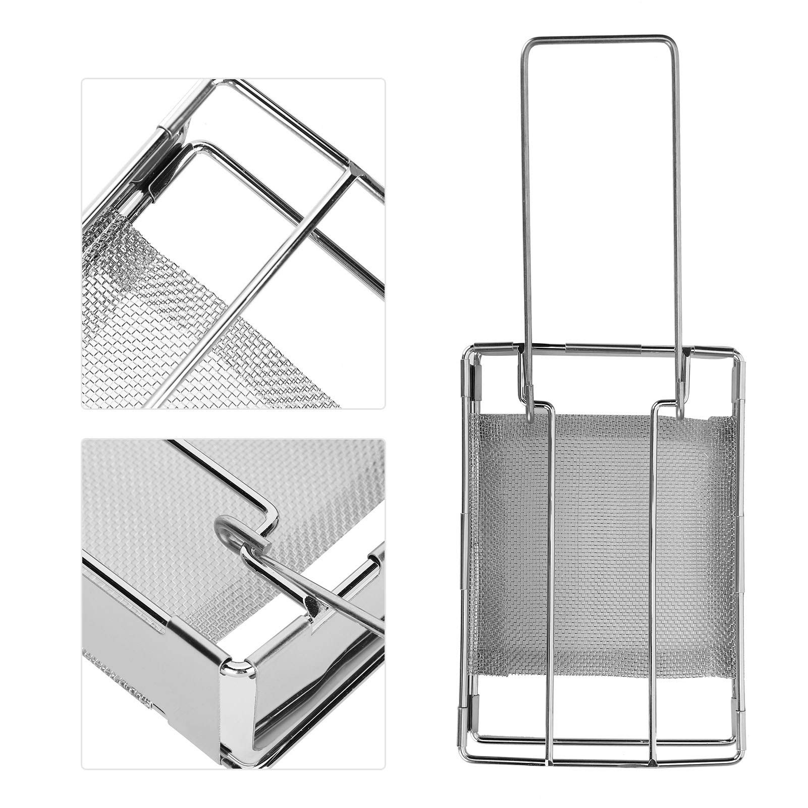 Stainless Steel Toast Rack - Portable Foldable Camping Toaster for Outdoor Picnics, BBQs & Family Travel | Perfect for Camping, Hiking, Beach Parties & Backyard Gatherings