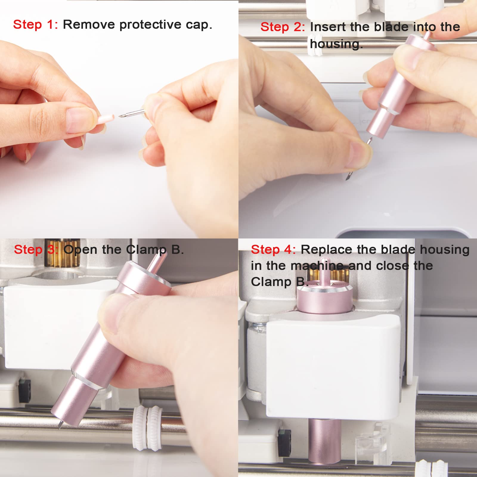 Aosry Compatible Fabric Blade for Cricut Maker 3/Maker/Venture/Explore 3/Explore Air 2 - Perfect for Cutting Bonded Fabrics Like Polyester, Silk, Cotton, Denim & Felt - Ideal for DIY Crafts, Quilting, and Fabric Projects
