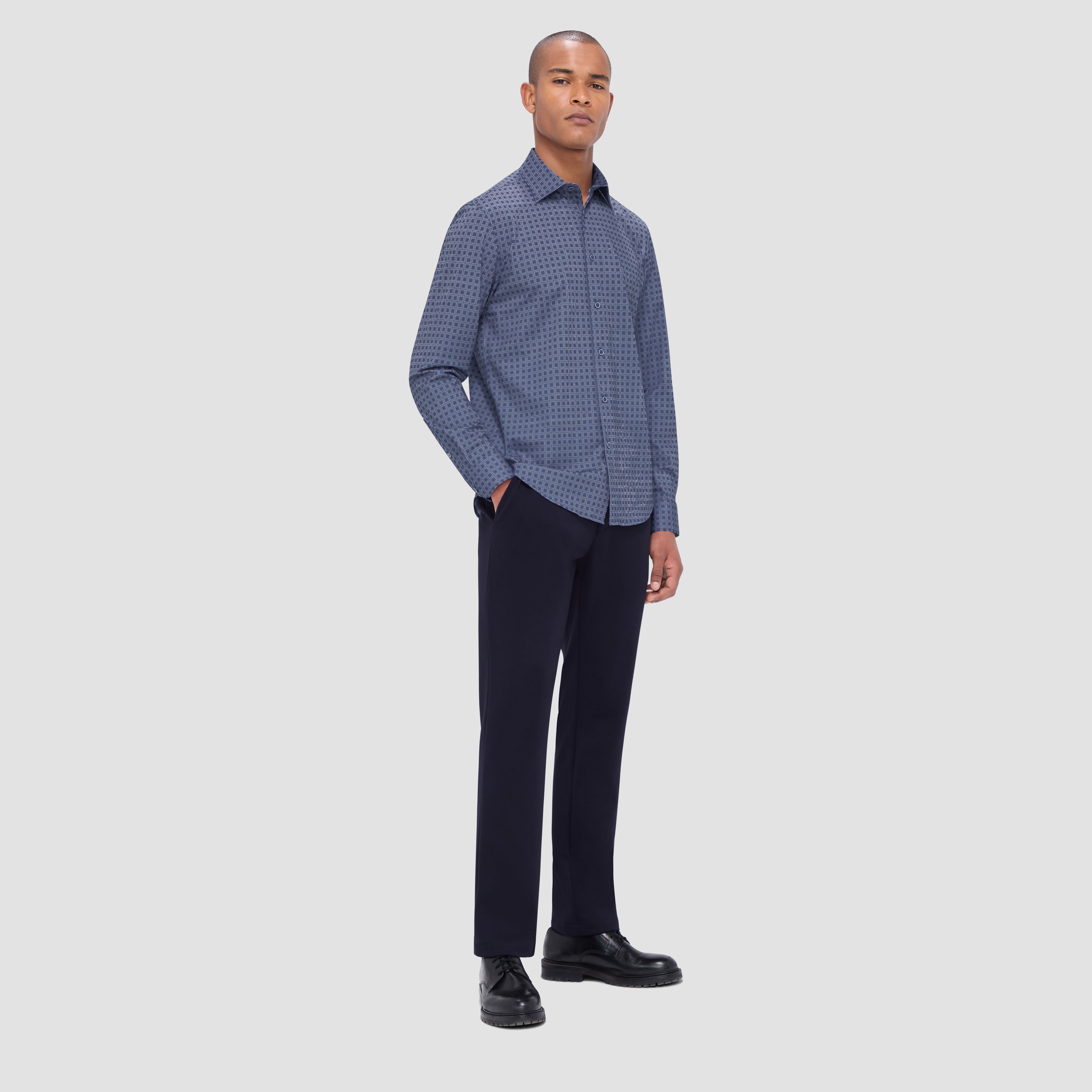 James Checkered Cotton Shirt for Men - Soft & Breathable Button Down Shirt - Casual & Office Wear - Perfect for Work, Date Night & Outdoor Activities