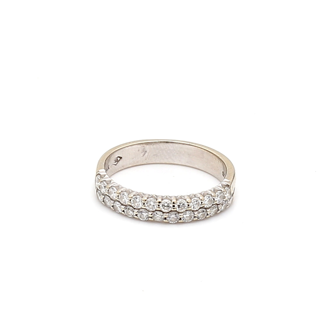 0.48 Carat Round Brilliant H SI1 Diamond Engagement Ring in 14K White Gold - Perfect for Proposals, Weddings & Anniversary Gifts