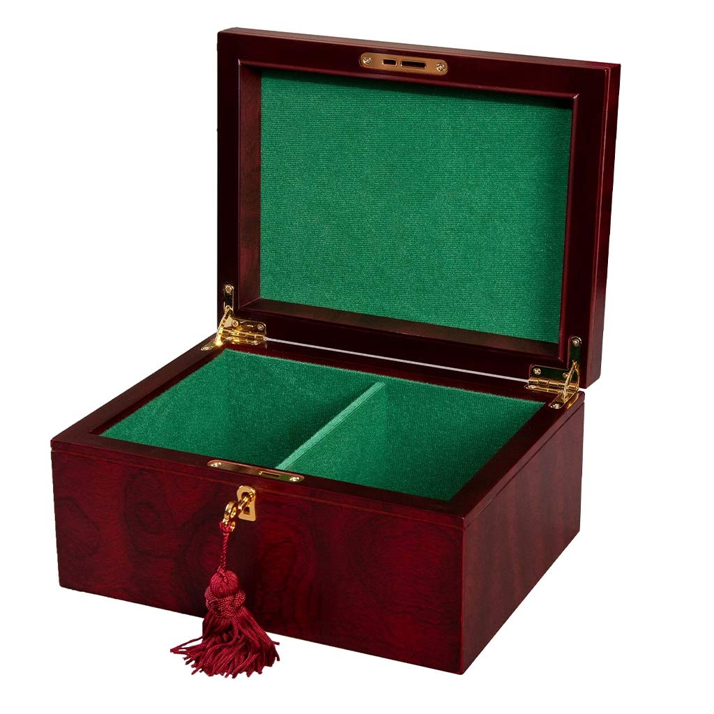 The House of Staunton Premium Wooden Chess Box - Luxury Storage for Chess Pieces & Board - Perfect for Home, Office, or Travel Use