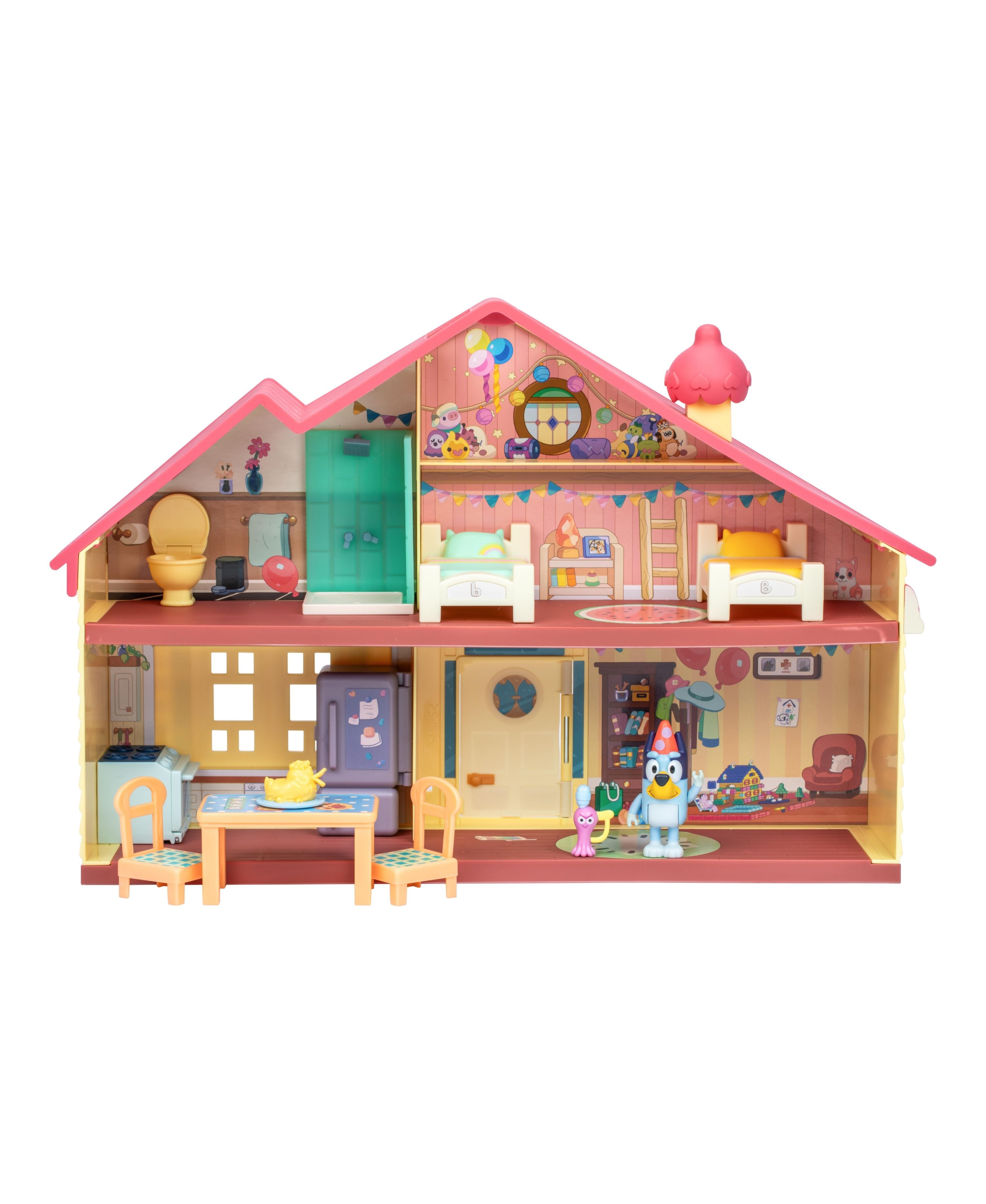 Bluey Celebration House S11 - Interactive Playhouse for Kids, Perfect for Birthday Parties & Indoor Playtime | Official Licensed Bluey Toy