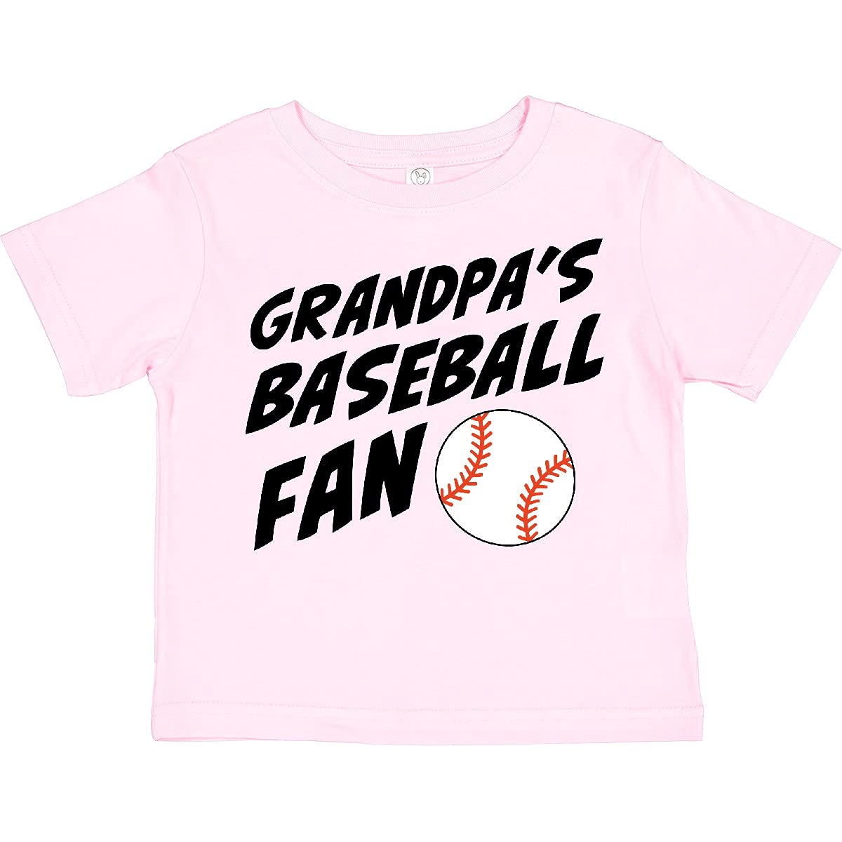 Grandpa's Baseball Fan Toddler T-Shirt - Cute Baseball Lover Kids Tee for Boys & Girls - Soft Cotton Toddler Shirt for Game Day & Family Outings
