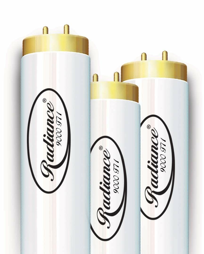 Radiance 9000 F71 Bi Pin 100W 8.5 HO Tanning Lamps - Premium Wolff System Bulbs (16 Pack) for Professional Tanning Beds & Salon Use