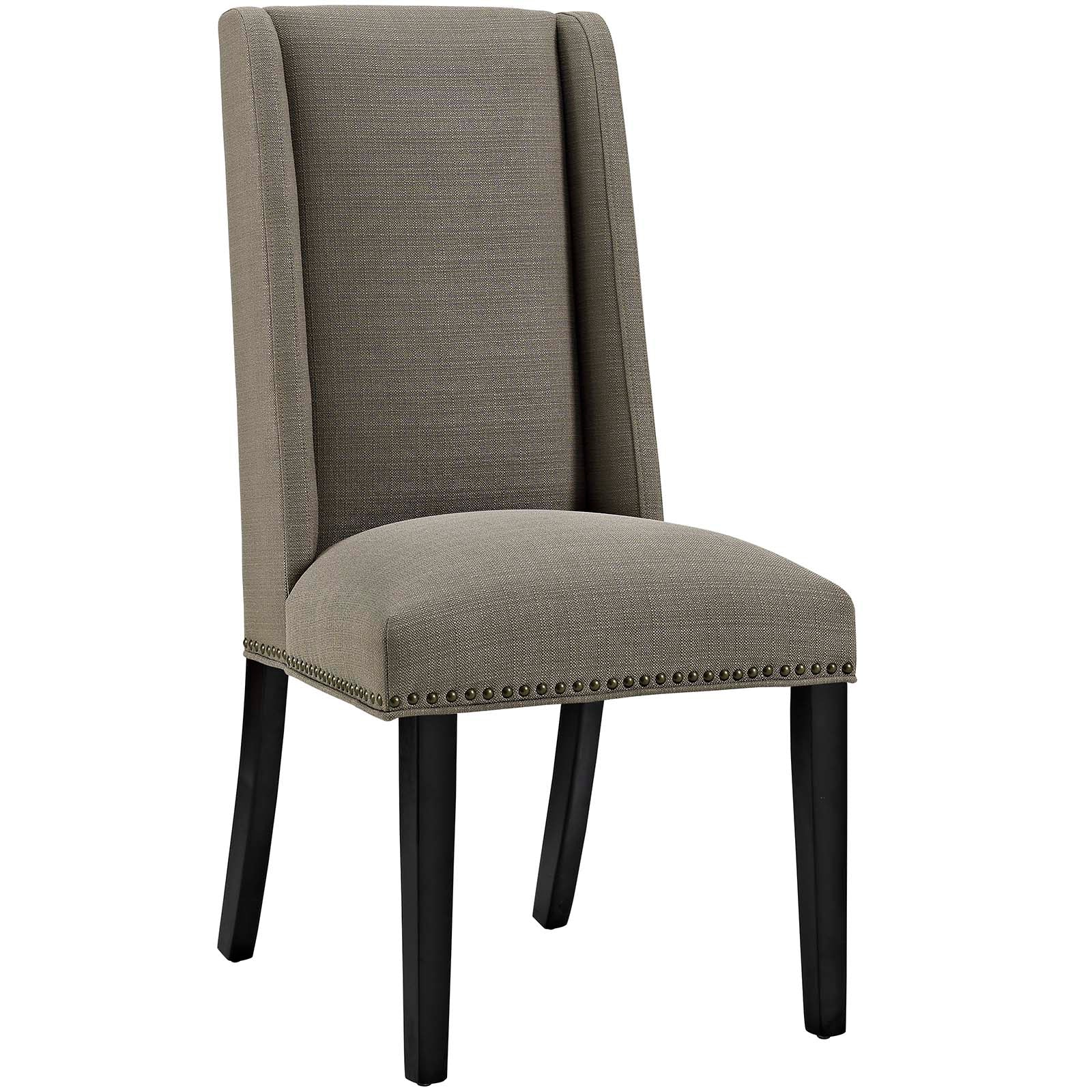 Baron Fabric Dining Chairs Set of 4 - Modern Upholstered Kitchen & Dining Room Chairs for Home, Restaurant & Office Use