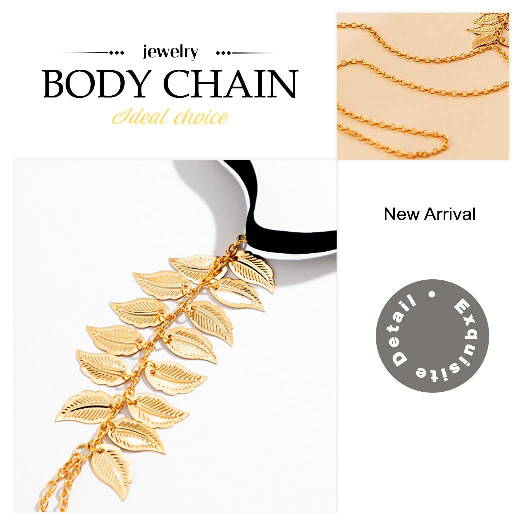 Boho Gold Thigh Body Chain - Elegant Leg Jewelry with Pendant for Women & Girls | Nightclub, Festival, Beach Party Accessories