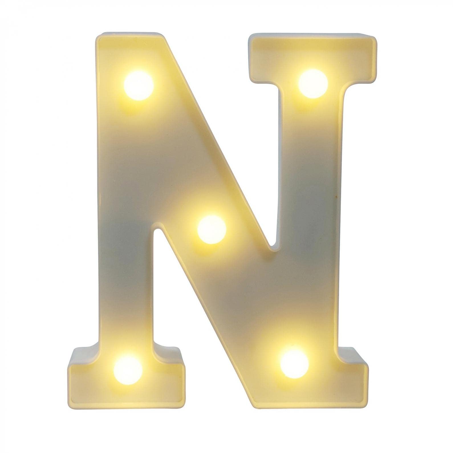 **26 LED Marquee Letter Lights & 0-9 Number Signs - 4 Inch Battery-Operated Neon Alphabet for Home, Party, Wedding, Birthday DIY Decor - Perfect for Wall, Shelf, and Tabletop Displays**