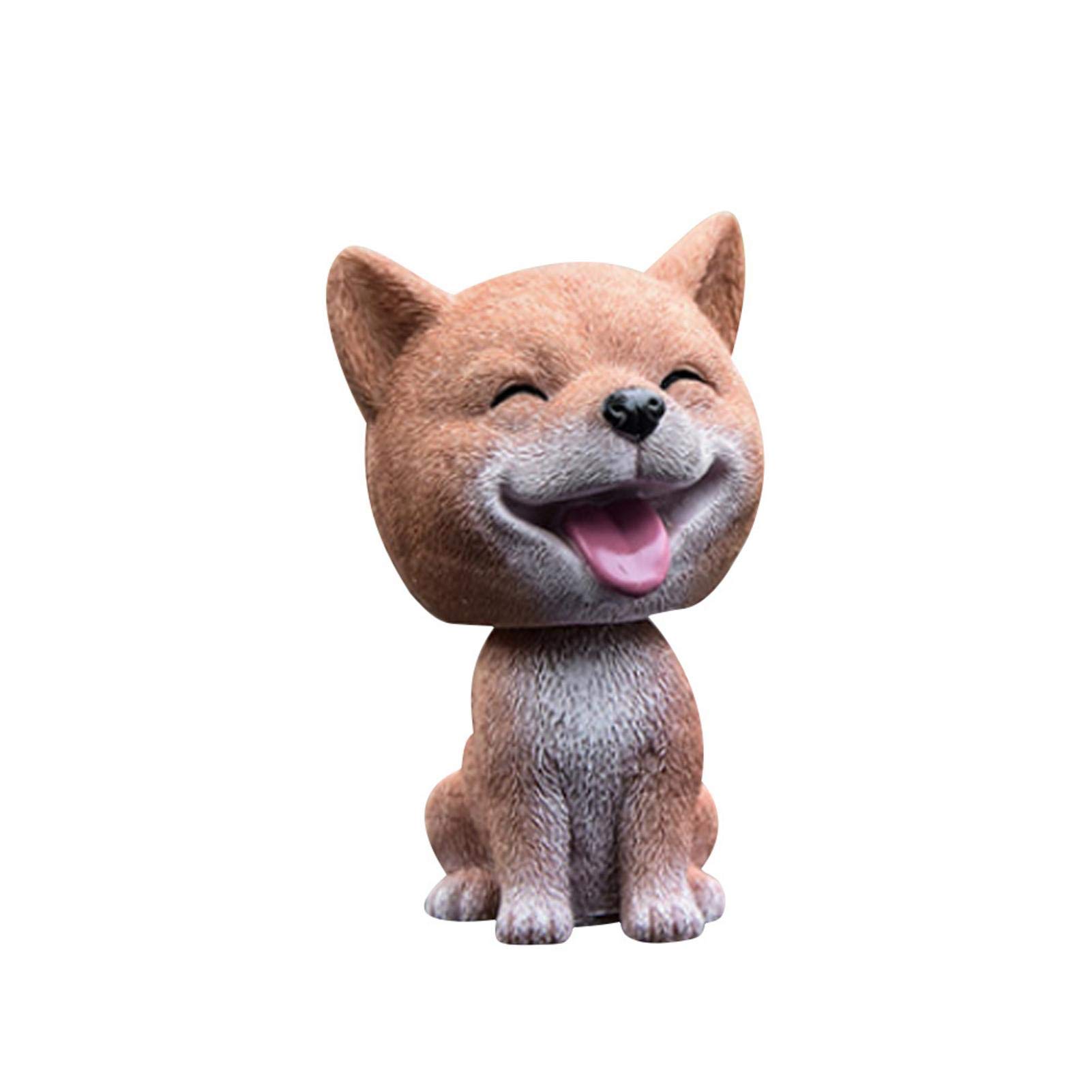 Universal Car Dashboard Ornaments - Cute Shaking Head Dog & Cartoon Swing Doll for Auto Decoration | Fun Car Accessories for Dashboard, Gift Idea for Pet Lovers & Car Enthusiasts