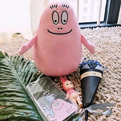 PDKHANH Cartoon Barbapapa Plush Toy - Soft Stuffed Animal Doll for Kids & Babies (20cm Pink) | Cute Gift for Girls, Birthday Present, Nursery Decor & Comfort Companion