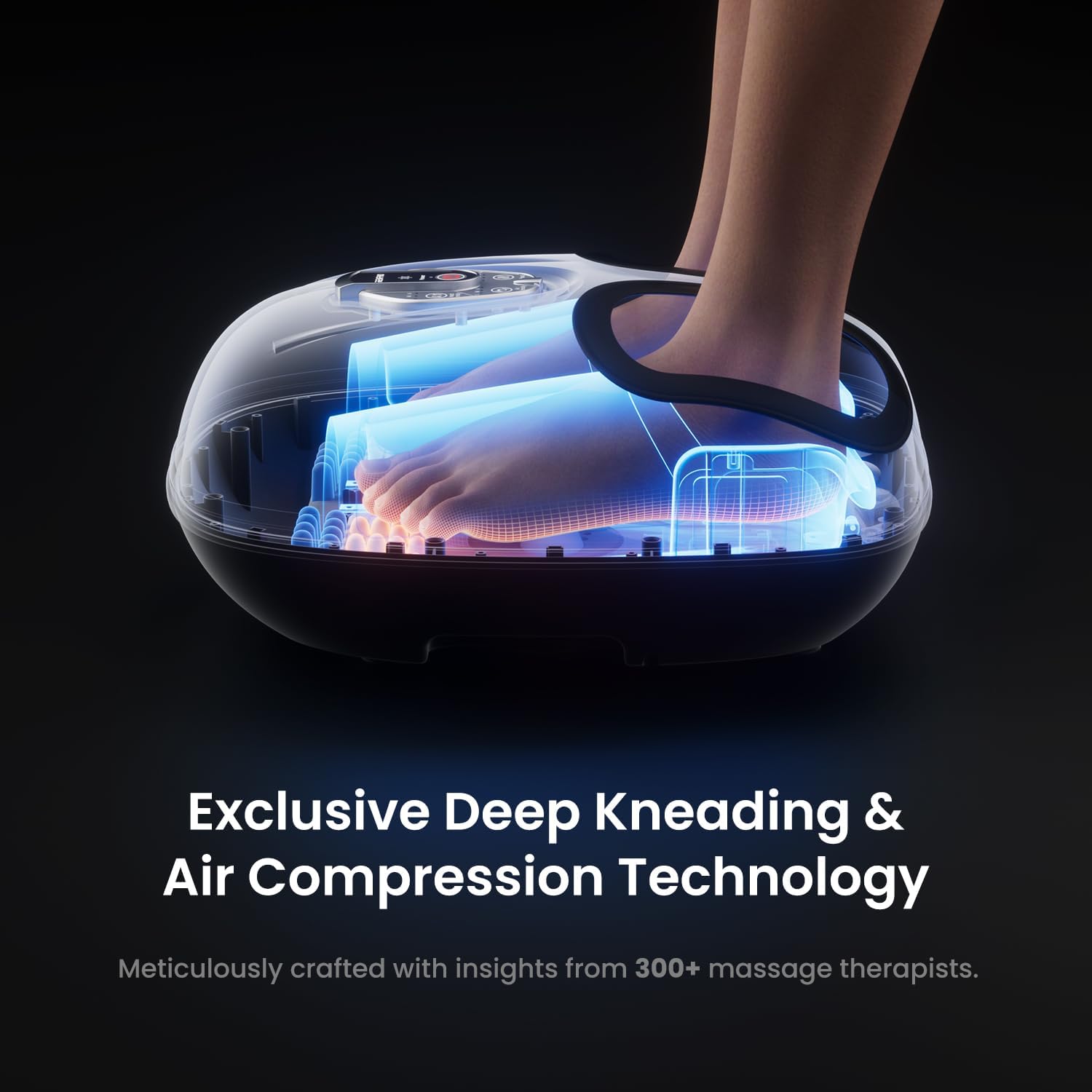 RENPHO 2025 Upgraded Foot Massager Machine with Heat - FSA HSA Eligible, 3 Heat Levels, Wireless Control for Plantar Fasciitis Relief - Perfect Mothers Day Gifts for Women, Mom & Dad - Ideal for Home Relaxation and Pain Relief After Work