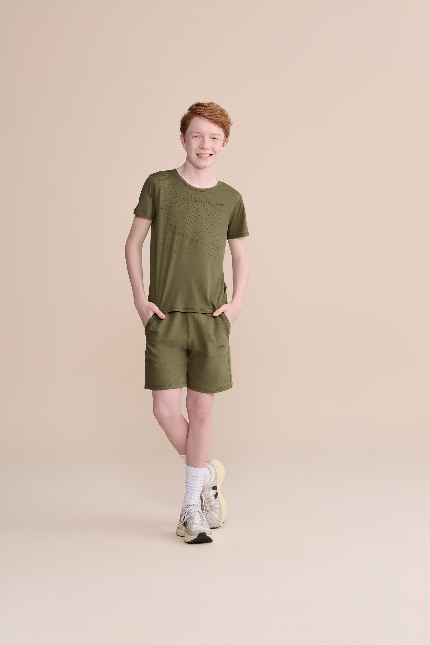 Rino Stone Kids Knit Shorts - Soft Cotton Stretchy Elastic Waist Shorts for Boys & Girls - Perfect for Playtime, Summer Outfits & Casual Wear