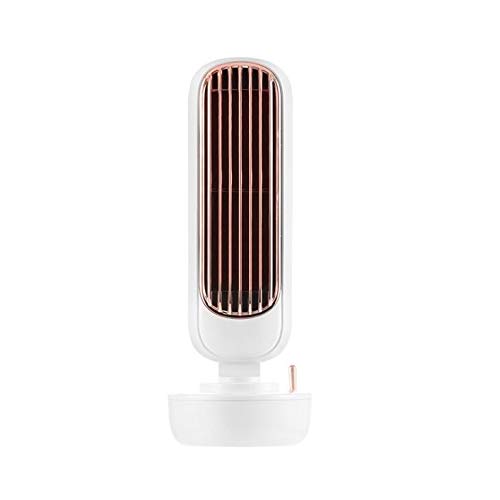 HJINGBIN Mini Portable Air Conditioner - USB Desktop Air Cooler Fan with Water Tank, Humidifier & Air Purifier for Home, Office, Bedroom, Dorm Room | Personal Cooling & Air Quality Improvement