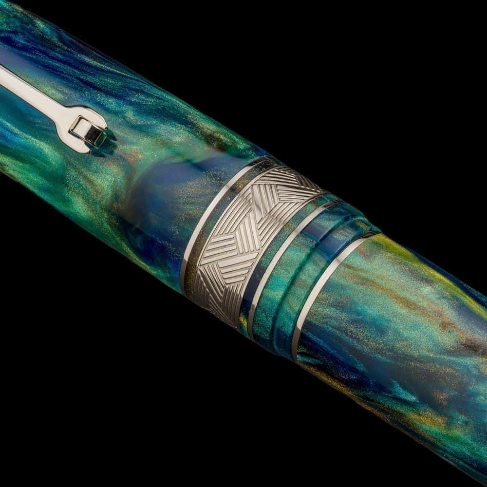 Leonardo × @micahfinds Revival Copper Patina 14K Gold Fountain Pen - Luxury Writing Instrument for Calligraphy, Journaling & Gift Giving