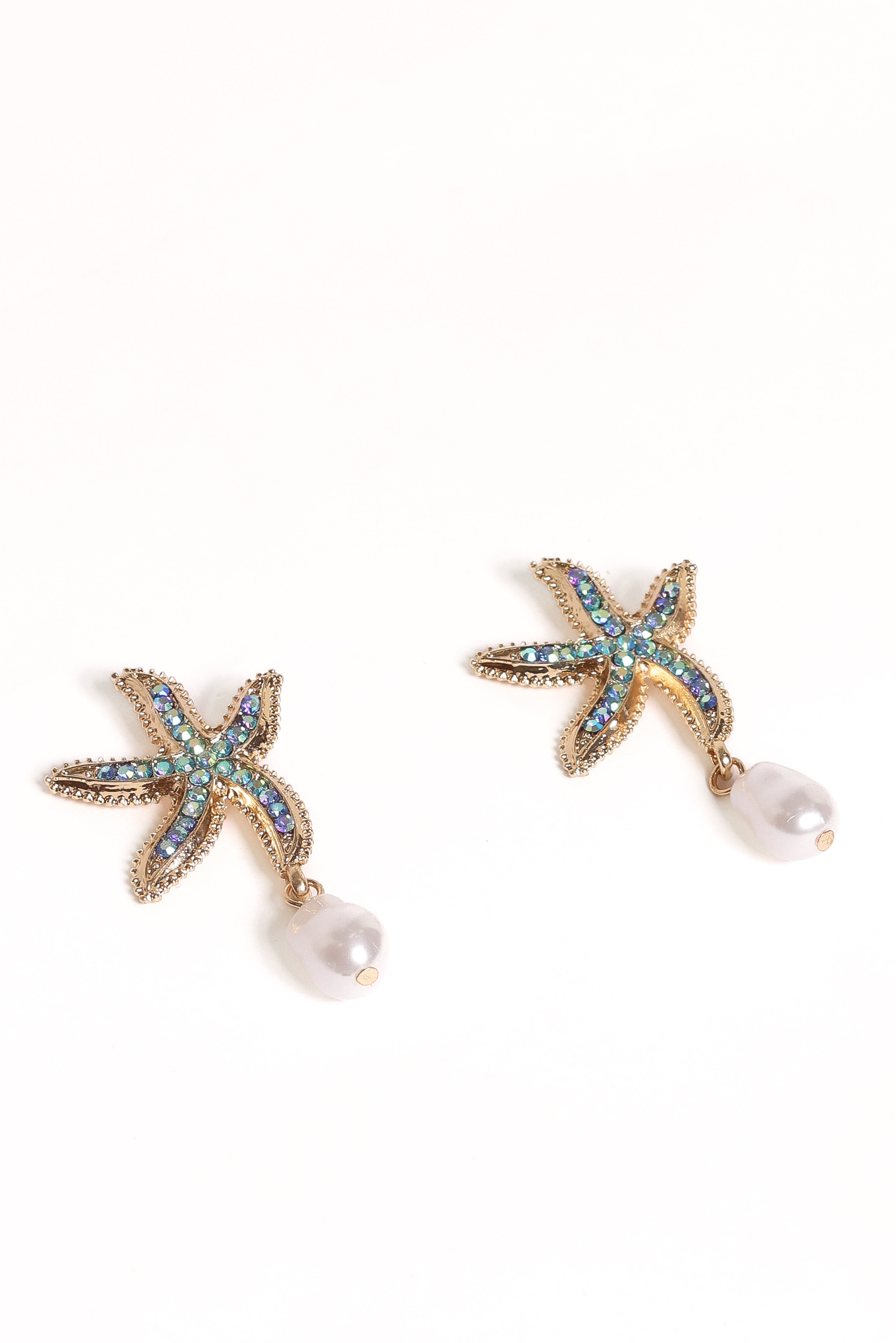 Elegant Azure Blue Gold Earrings for Women - Perfect for Parties, Weddings & Everyday Wear