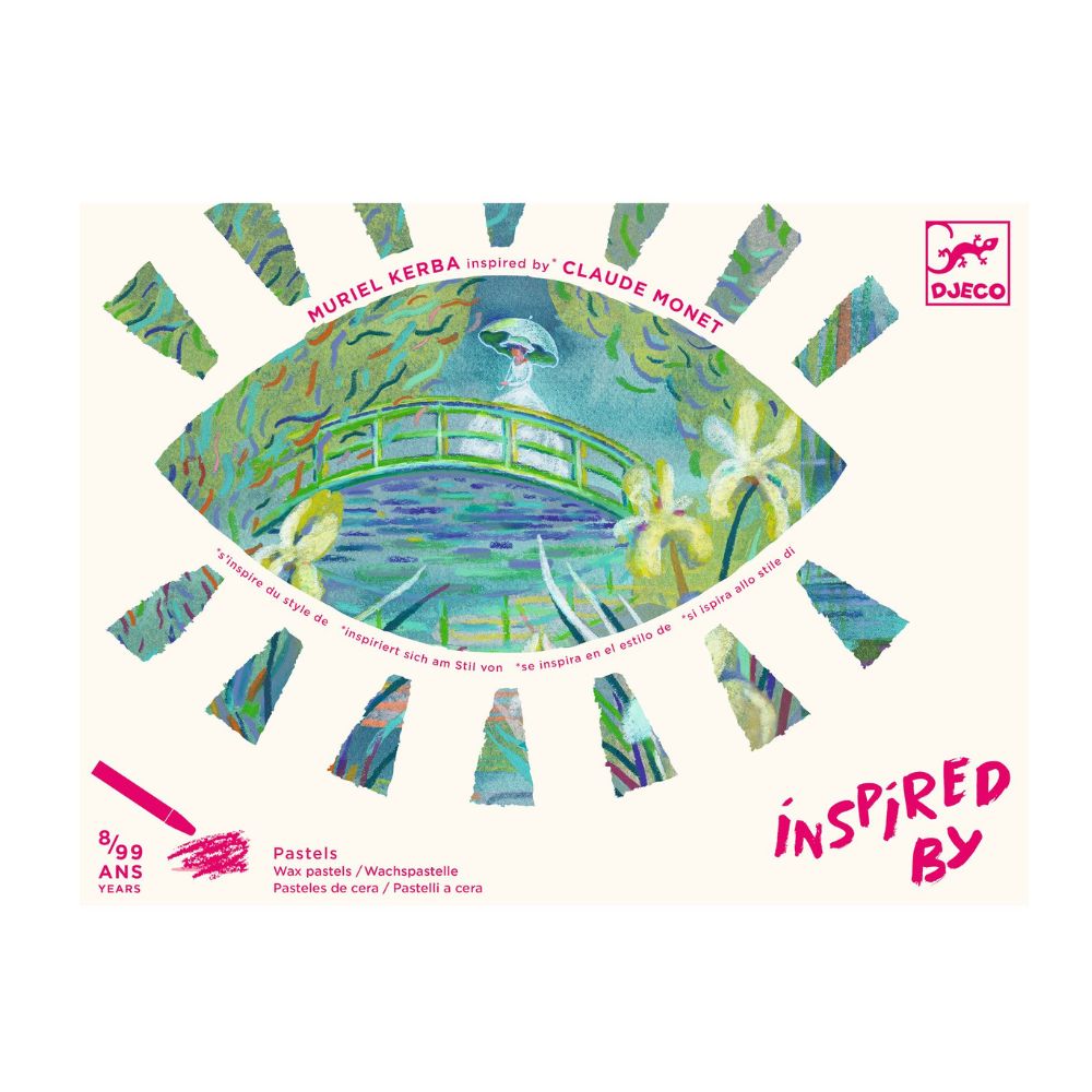 DJECO Inspired by Monet's Water Lilies - Premium Art Puzzle for Adults & Kids - Perfect for Home Decor, Gifts & Relaxation