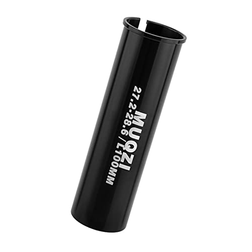 100mm Bike Seat Post Shim Adapter 27.2mm to 28.6mm 30mm 30.4mm 30.8mm 30.9mm 31.6mm 33.9mm - Aluminum Alloy Bicycle Seatpost Tube Converter for MTB, Mountain, City & Road Bikes - Perfect for Adjusting Seat Height & Compatibility