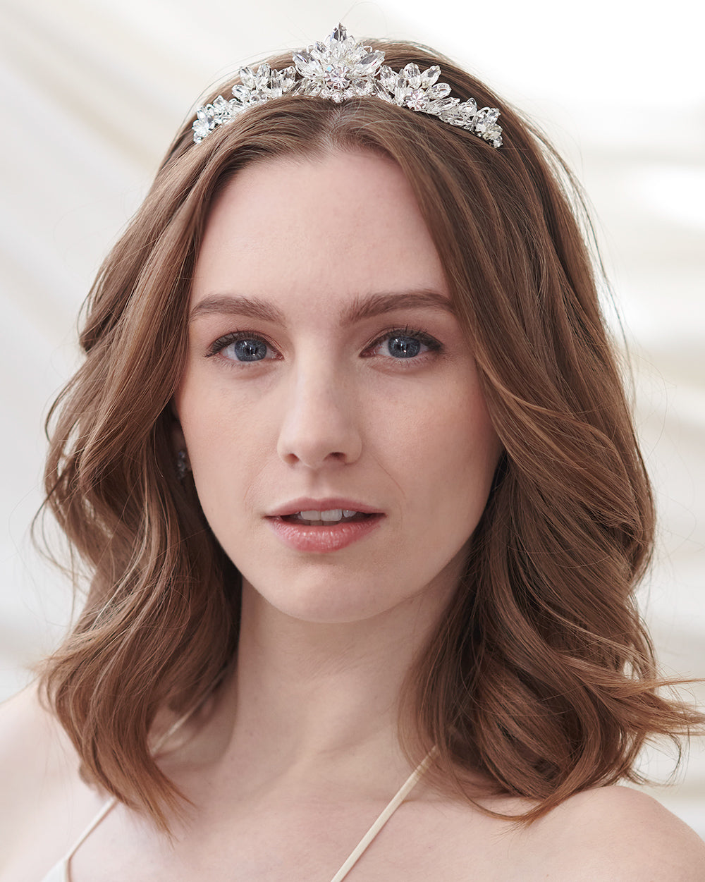 Francesca Petite Tiara - Elegant Rhinestone Crown for Women & Girls - Perfect for Weddings, Pageants, Birthday Parties & Cosplay