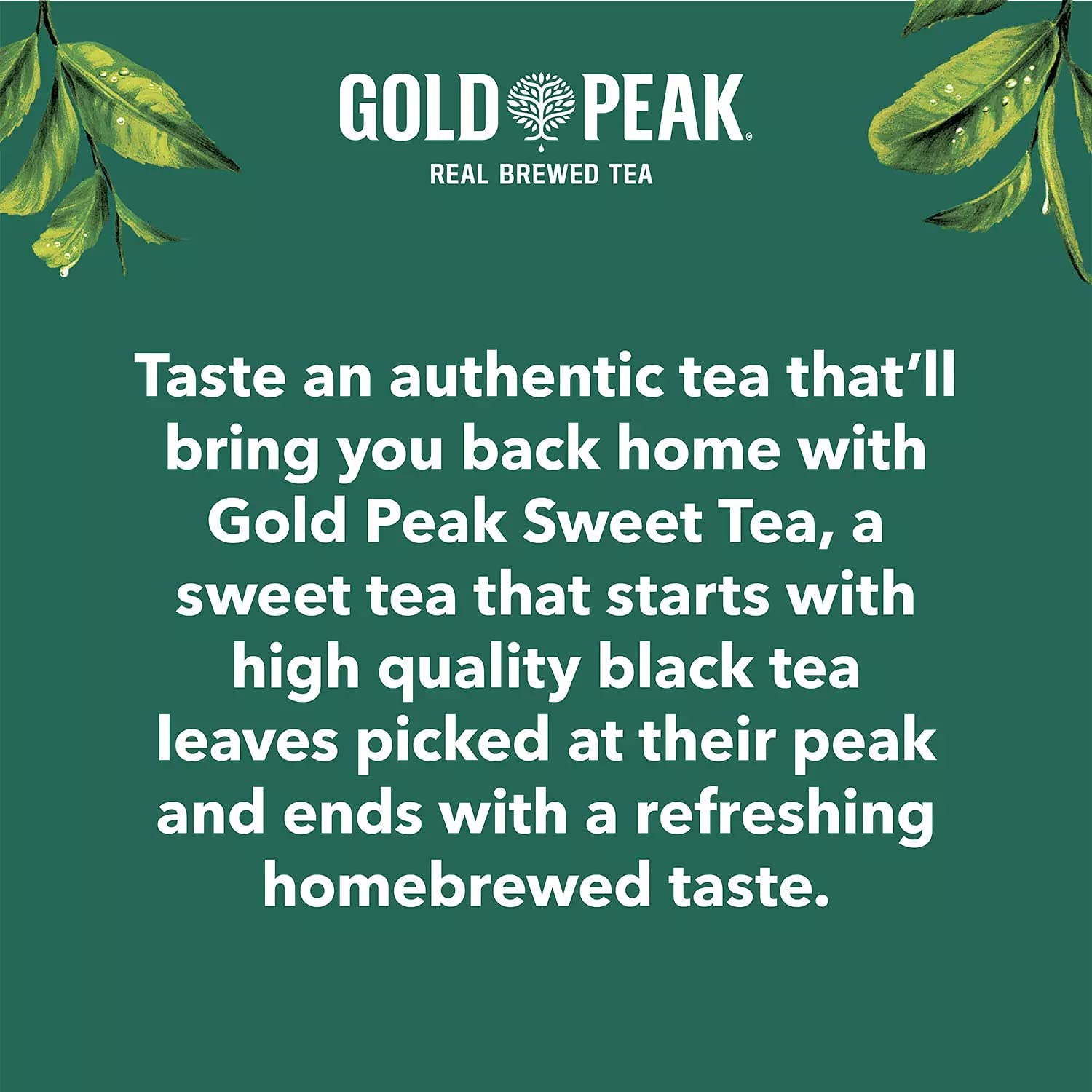 Premium Gold Peak Naturally Sweet Real Brewed Tea - 3 Boxes (18.5oz/18pk) 54 Bottles Total | Cane Sugar Sweetened | Refreshing Iced Tea for Parties, BBQs & Office Break Rooms | Google SEO Optimized