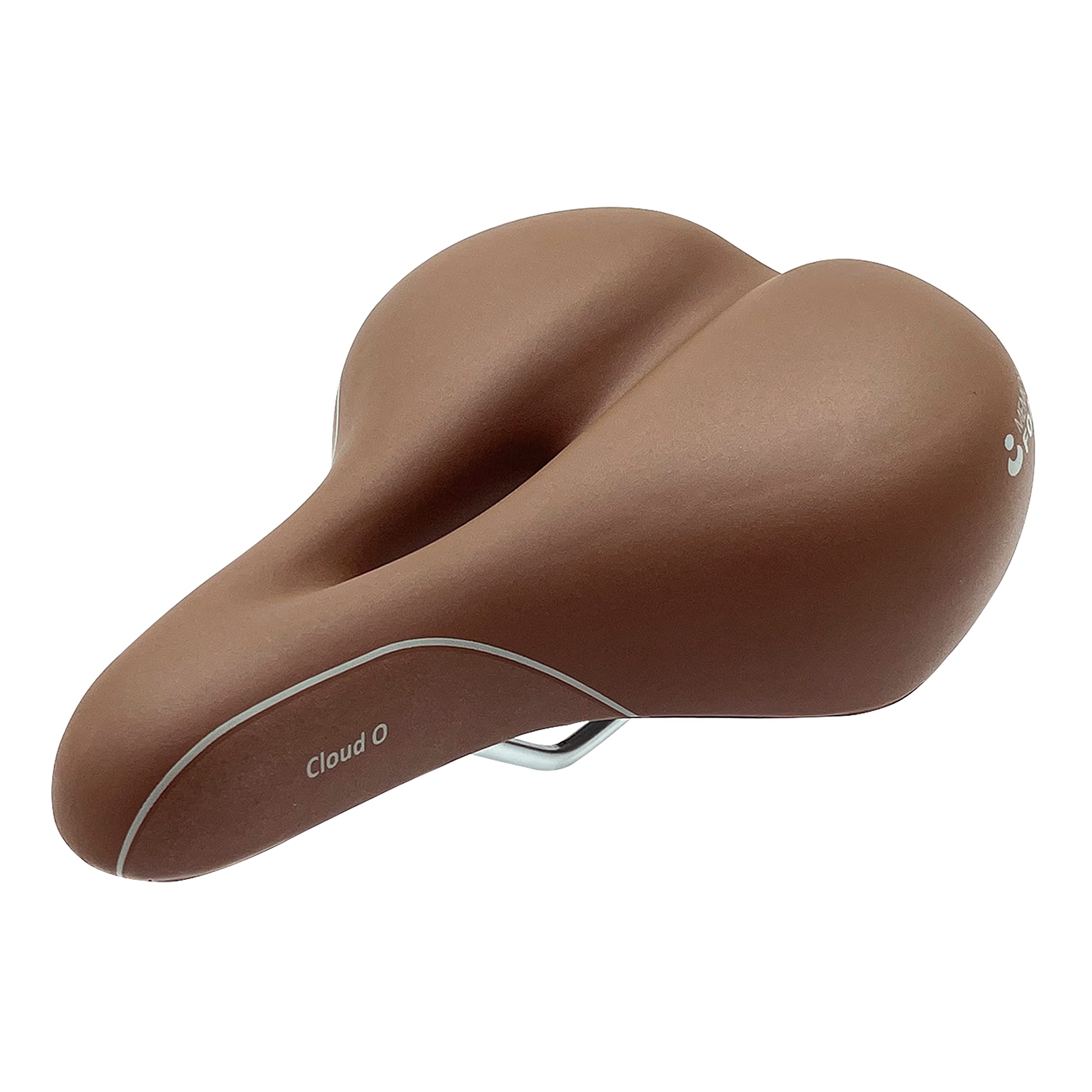 Voam VL-6103E Comfortable Brown Bicycle Saddle - Ergonomic Bike Seat for Road, Mountain & Commuter Bikes - Perfect for Cycling, Exercise & Outdoor Adventures