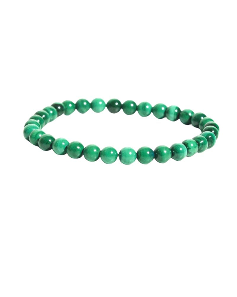 Natural Malachite Gemstone Bracelet for Women - Handmade Healing Crystal Jewelry for Protection & Positive Energy | Perfect for Meditation, Yoga & Spiritual Gifts