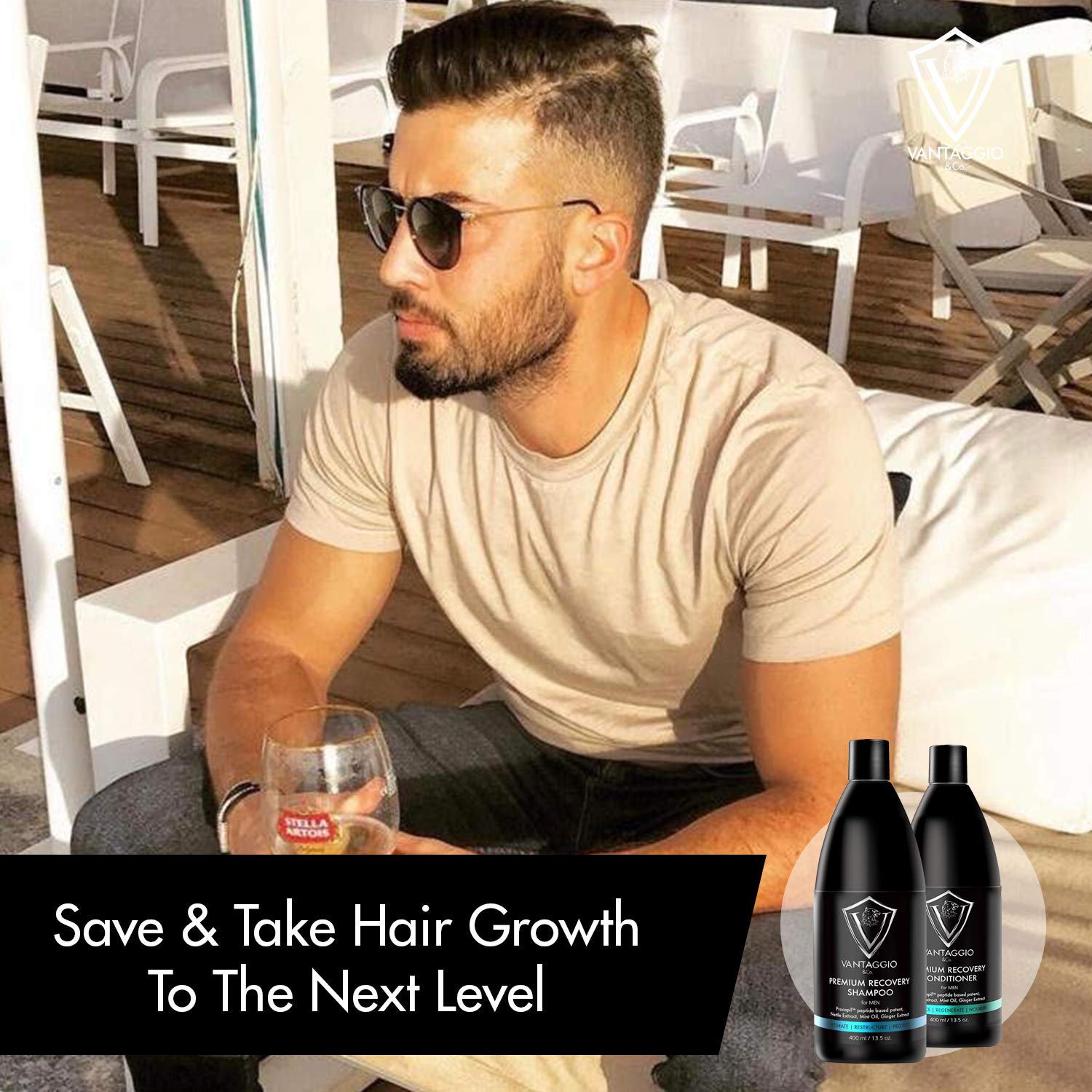 Premium Shampoo & Conditioner Set for Hair Loss Treatment - Stimulates Hair Growth & Thickening with Procapil & DHT Blocker - Fights Thinning Hair & Alopecia - Ideal for Daily Hair Care Routine & Scalp Health Maintenance