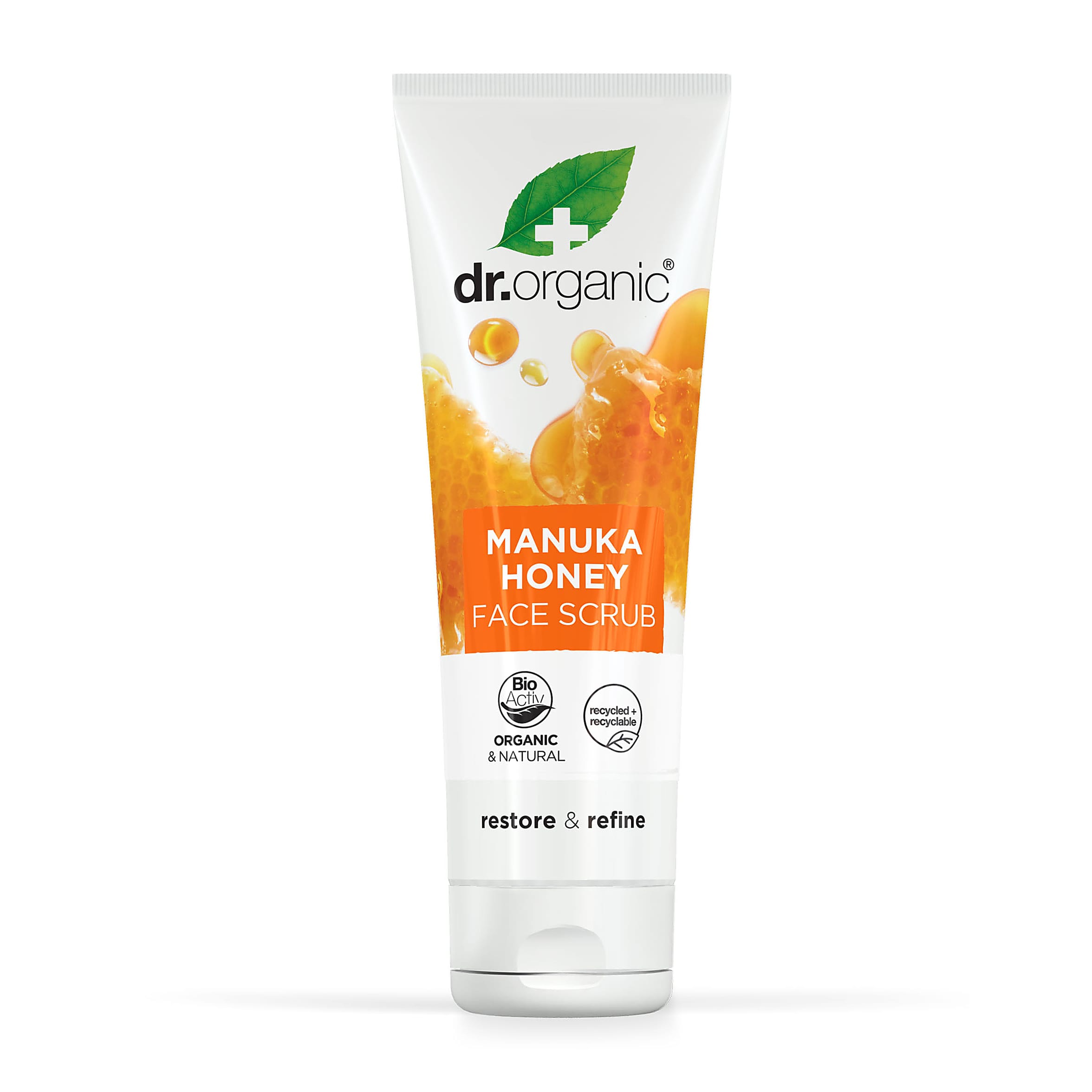 Organic Manuka Honey Facial Scrub - Exfoliating & Nourishing Face Wash for Glowing Skin | Gentle Cleanser for Daily Use, Acne-Prone & Sensitive Skin | Perfect for Morning & Night Skincare Routine