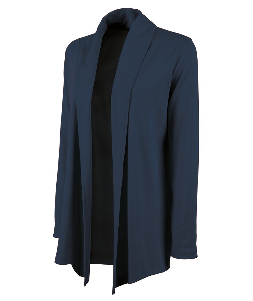 Charles River Apparel Women's Soft Fleece Cardigan Wrap - Cozy Knit Sweater for Fall & Winter - Perfect for Office, Lounge & Outdoor Activities