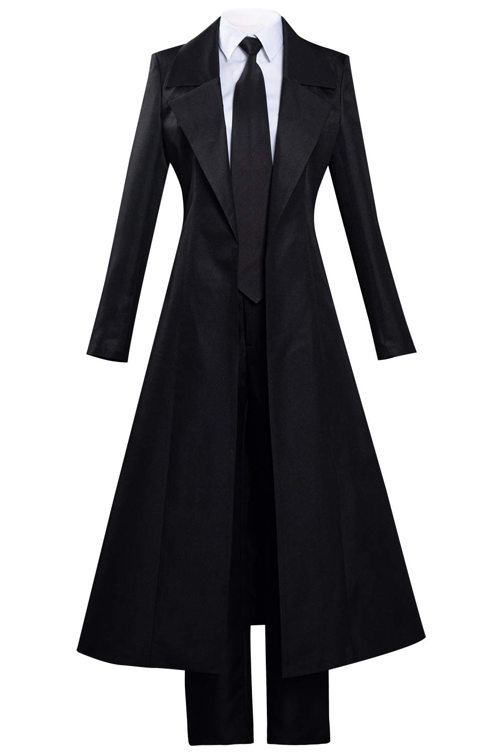 NGOVINY Women's Chainsaw Man Makima Cosplay Costume Full Set - Halloween Anime Uniform with Overcoat & Shirt - Perfect for Conventions, Cosplay Events & Halloween Parties