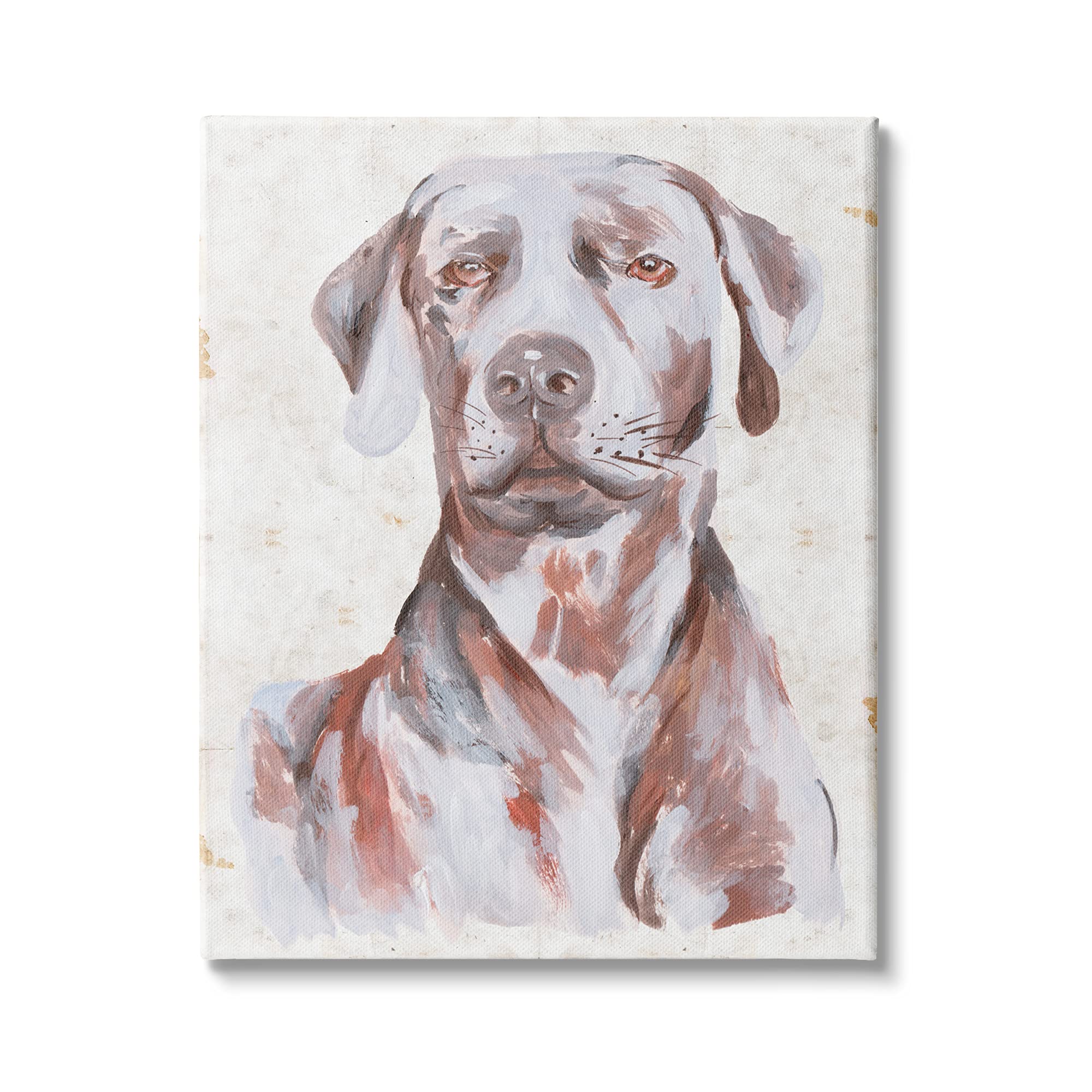 Stupell Industries Labrador Retriever Dog Portrait Canvas Wall Art - Soft Tone Pet Painting by Melissa Wang, 36