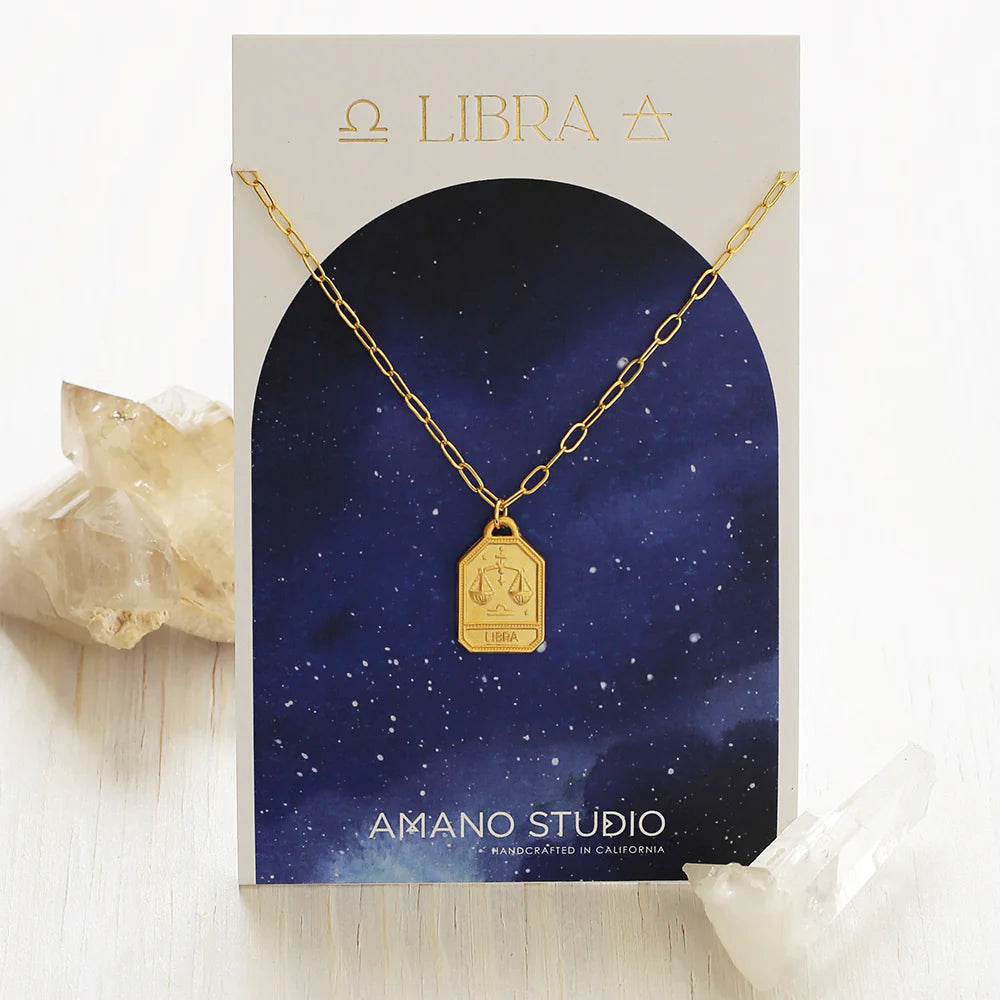 Zodiac Dog Tag Necklace - Personalized Astrology Pendant for Men & Women - Perfect for Gifts, Daily Wear & Spiritual Protection