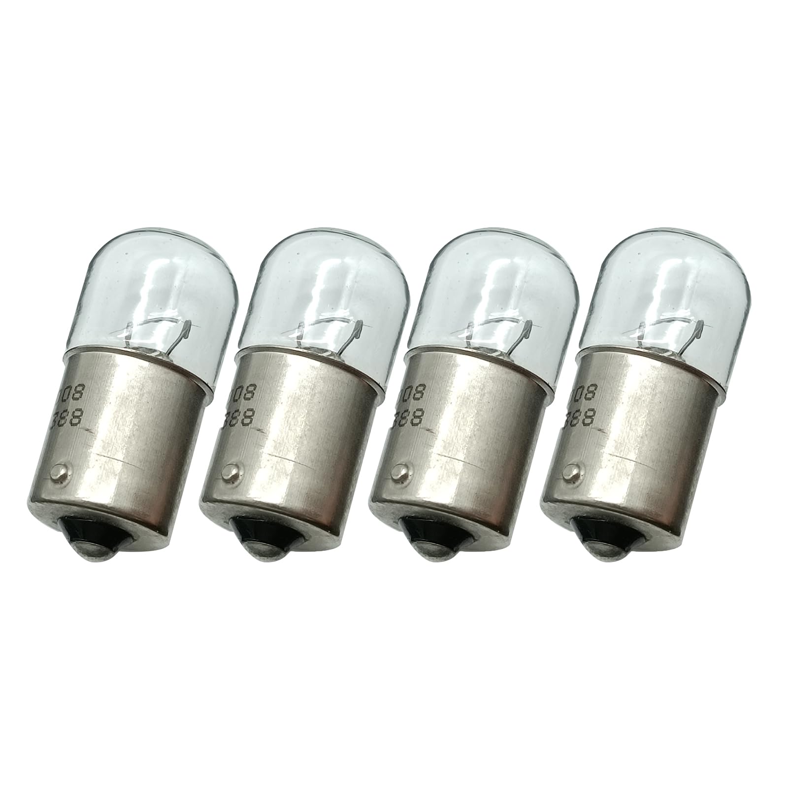 4PCS 12V R10W 5008 12814 Halogen Taillight Bulbs - Replacement Car Tail Lights for Ford, Chevy, Dodge - High Visibility for Night Driving & Vehicle Safety - Ideal for Trucks, SUVs & Sedans
