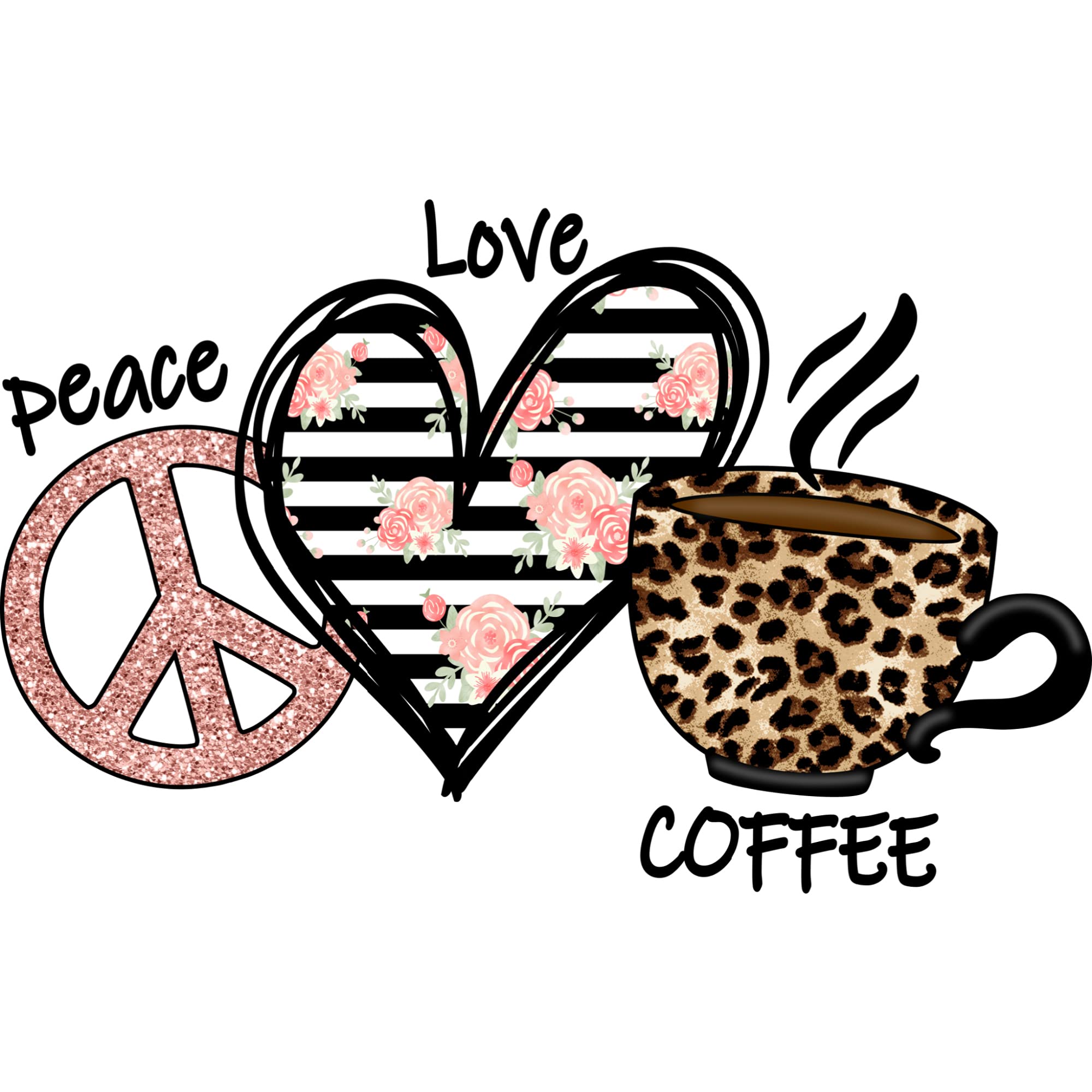 Coffee Lover Sublimation Transfer - Ready to Press for Shirts & Mugs