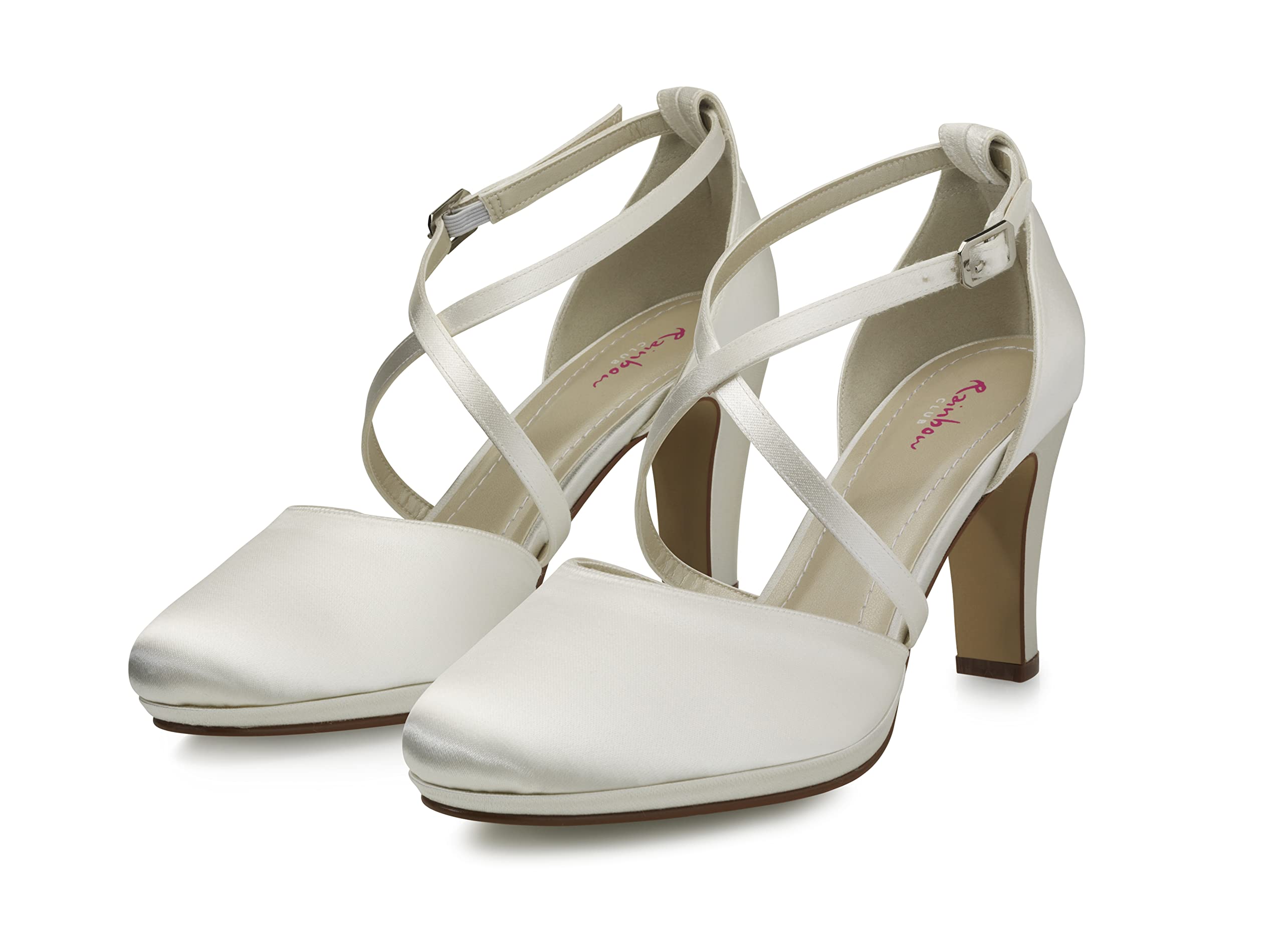 Ivory Closed-Toe Pumps for Women - Elegant Comfort Heels for Office, Wedding & Formal Events | Women's Dress Shoes Size 2