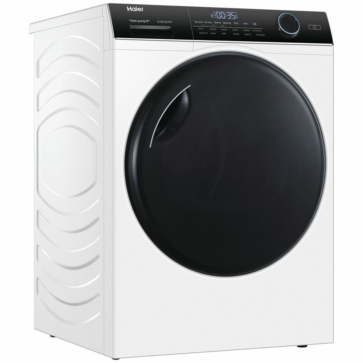Haier 500 Series 8kg Heat Pump Dryer HDHP80AN1 - Energy Efficient, Quiet Operation for Home Laundry & Small Spaces