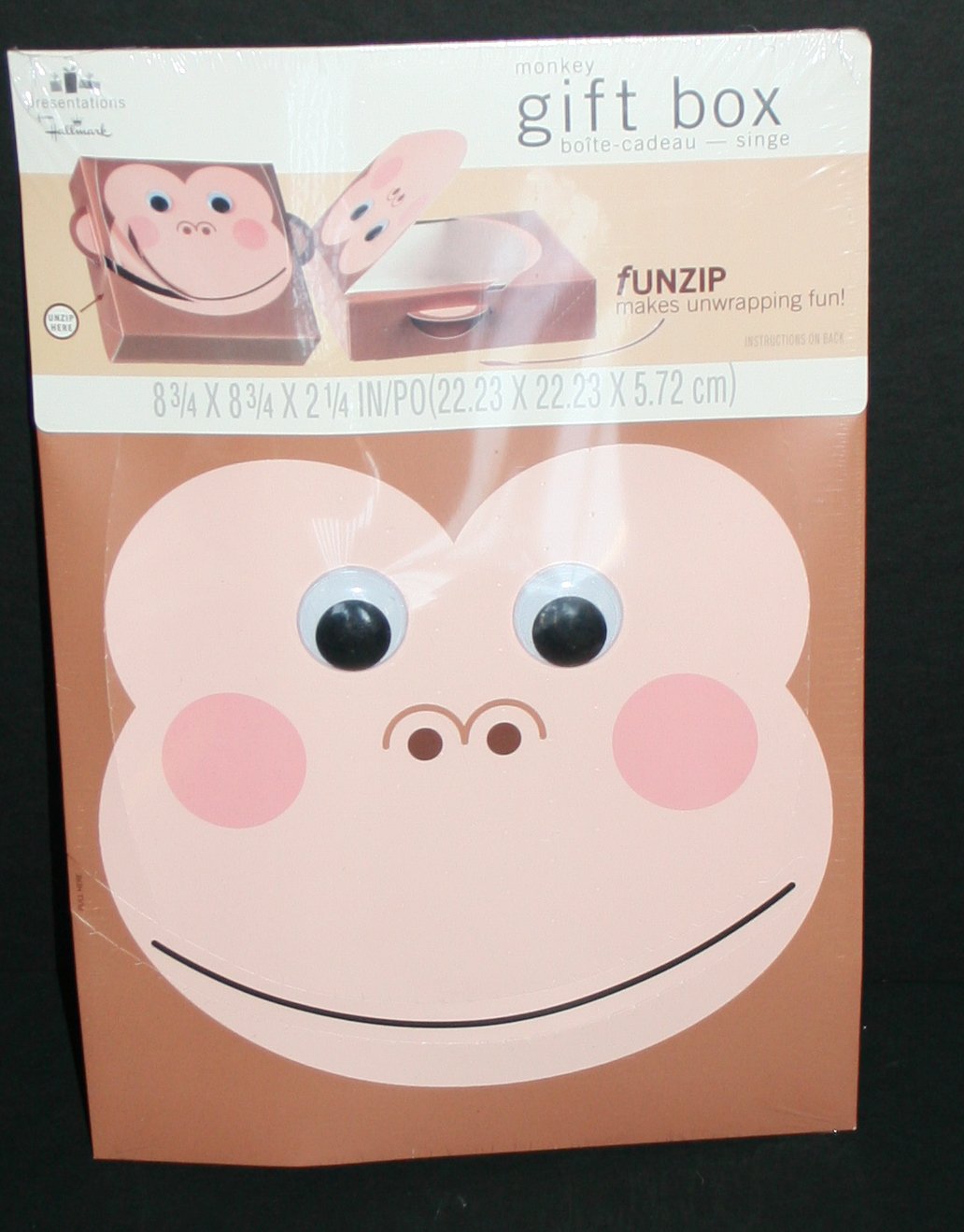 1 Monkey Gift Box - Adorable Plush Monkey Toy Set for Kids | Perfect Birthday, Baby Shower & Holiday Presents | Great for Playtime, Nursery Decor & Surprise Gifts