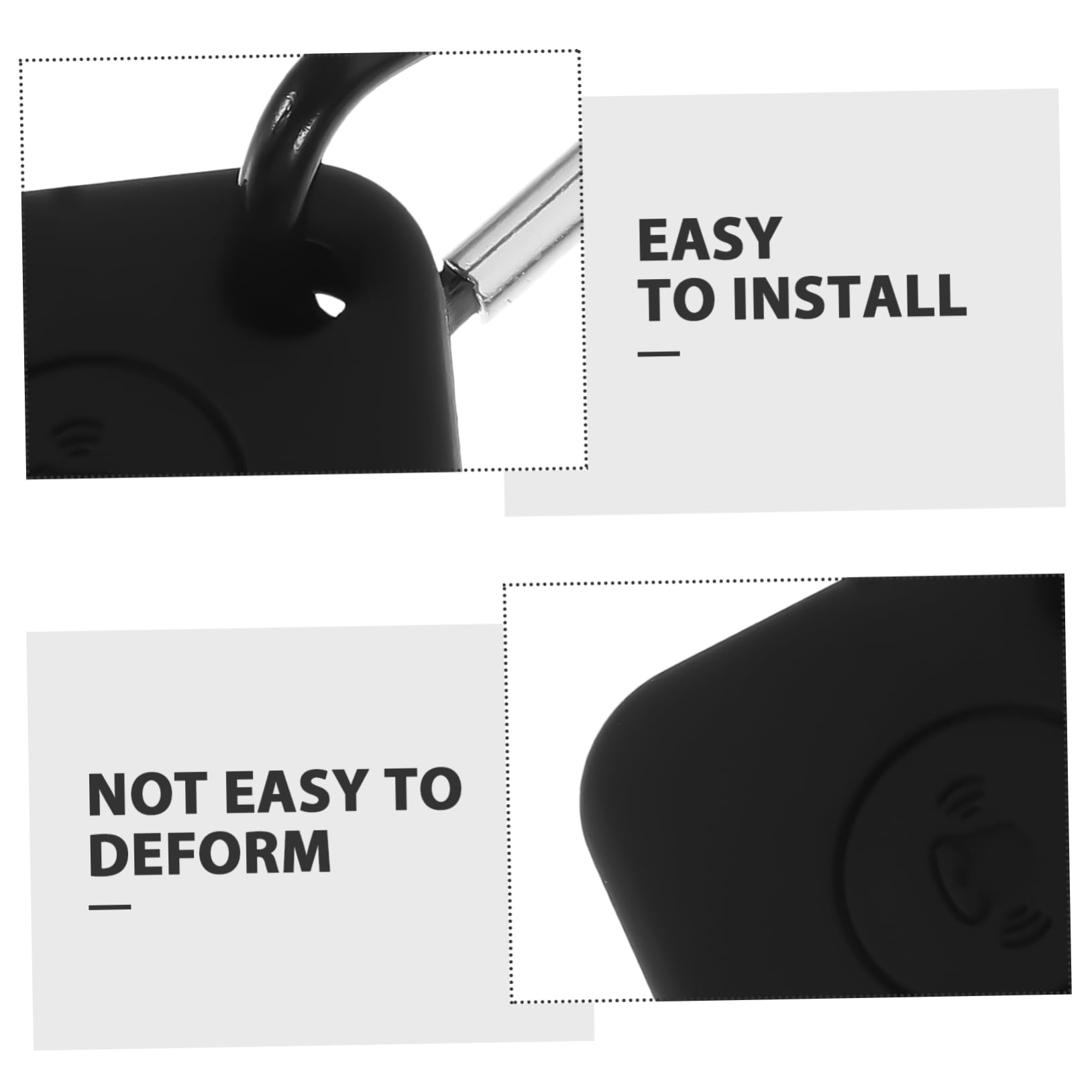 HOMOCONO 4-Pack Protective Case for Mate Pro Mini Tracker - Durable Shell Cover for GPS Tracking Device - Perfect for Travel, Luggage, Pets & Keychain Tracking