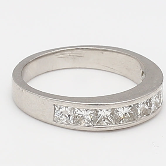 1.00 Carat Princess Cut G VS1 Diamond Platinum Band Ring - Elegant Engagement & Wedding Ring for Women | Perfect for Proposals, Anniversaries & Special Occasions