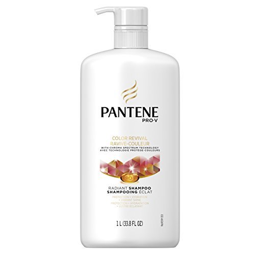 Pantene Pro-V Color Revival Radiant Shampoo with Pump - 33.8 oz for Color-Treated Hair | Sulfate-Free Formula for Vibrant, Shiny Hair | Perfect for Daily Use at Home or Salon