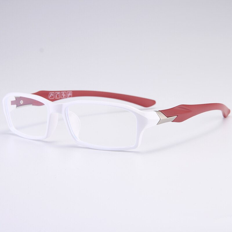 Bclear Men's Full Rim Rectangle TR90 Titanium Sport Eyeglasses Frame - Lightweight Durable My6059 for Running, Cycling & Outdoor Activities