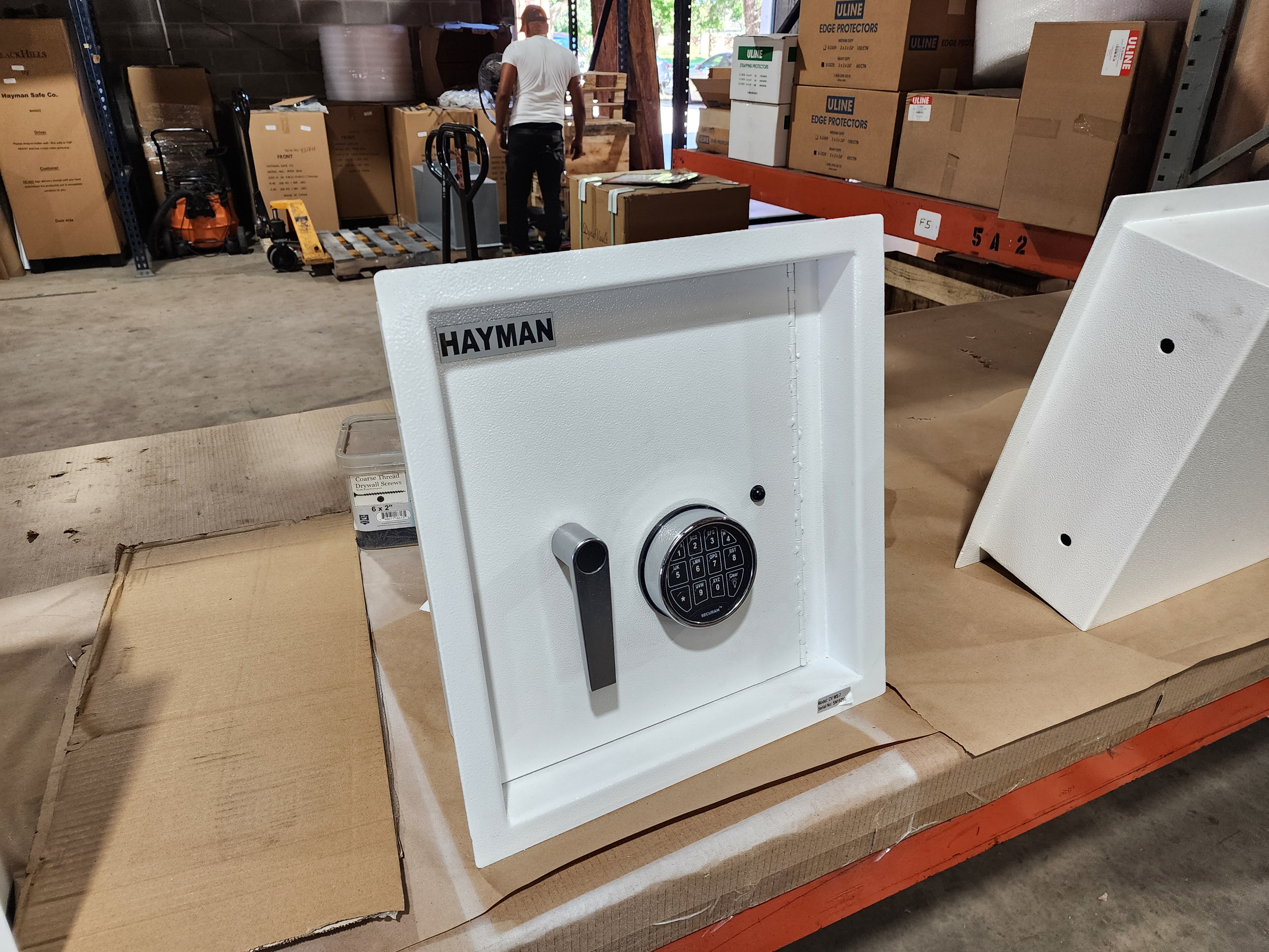 Heavy Duty Wall Safe by Hayman WS 7 - Secure Hidden Safe for Home & Office - Perfect for Cash, Jewelry & Important Documents Protection